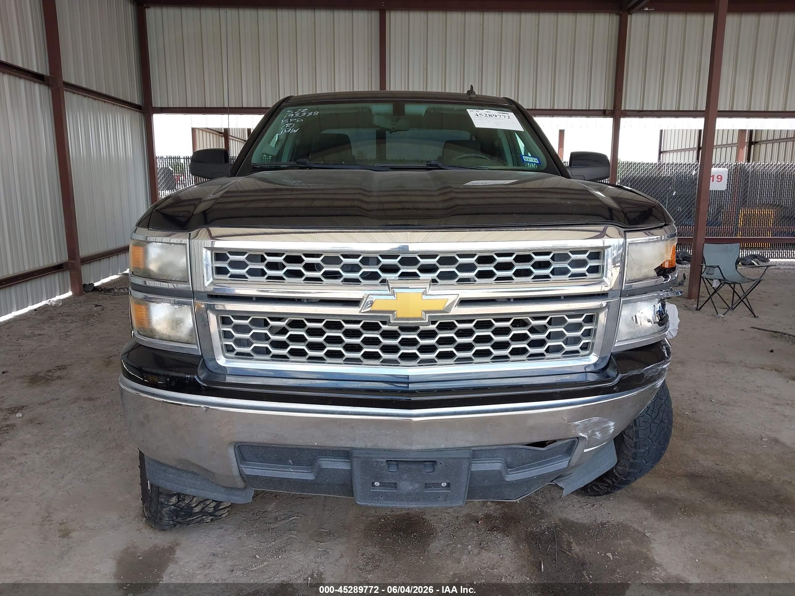2014 Chevrolet Silverado 1500 1lt Black vin: 1GCRCREH5EZ171248