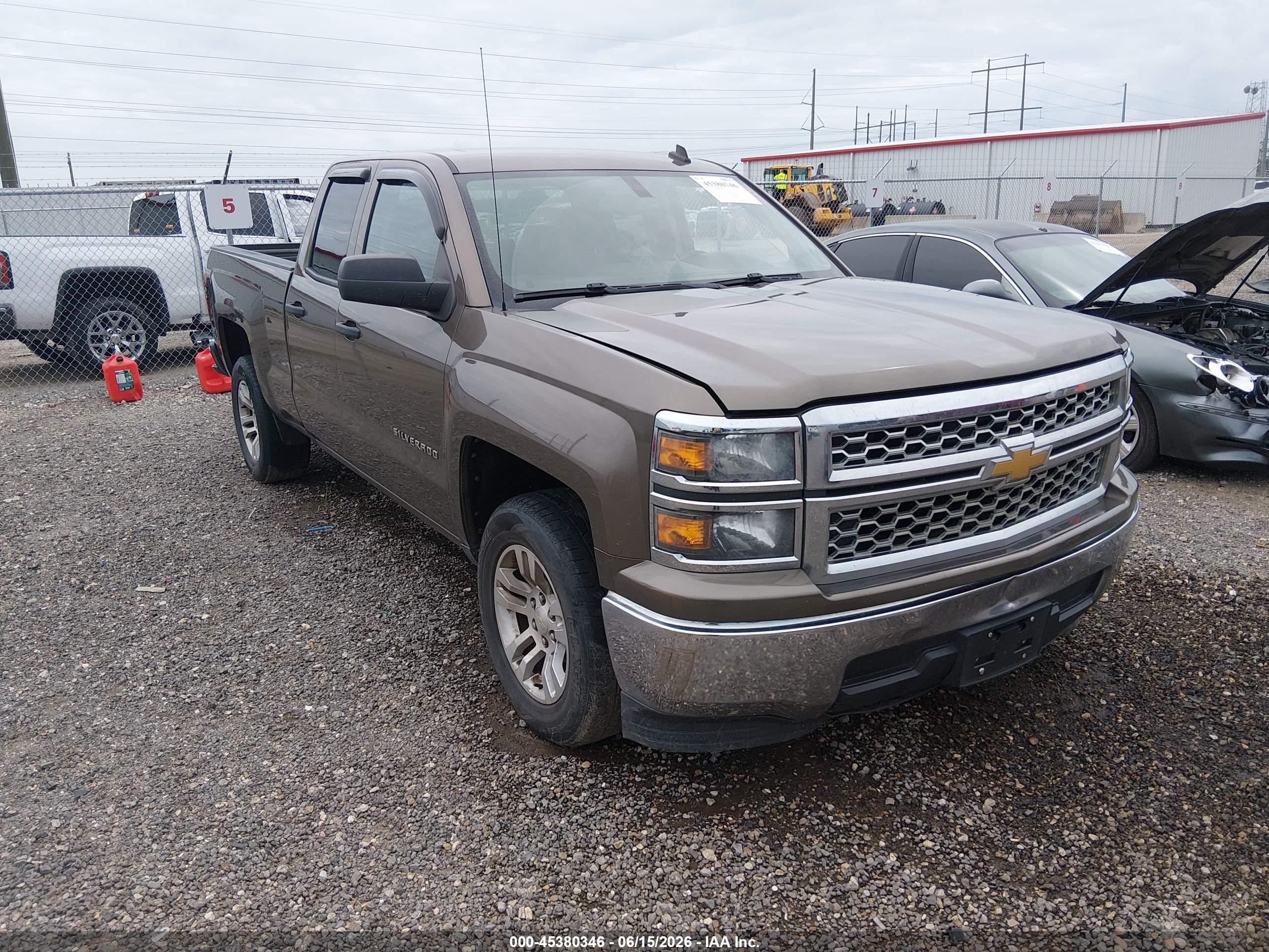 2014 Chevrolet Silverado 1500 Lt Коричневый vin: 1GCRCREH5EZ349398