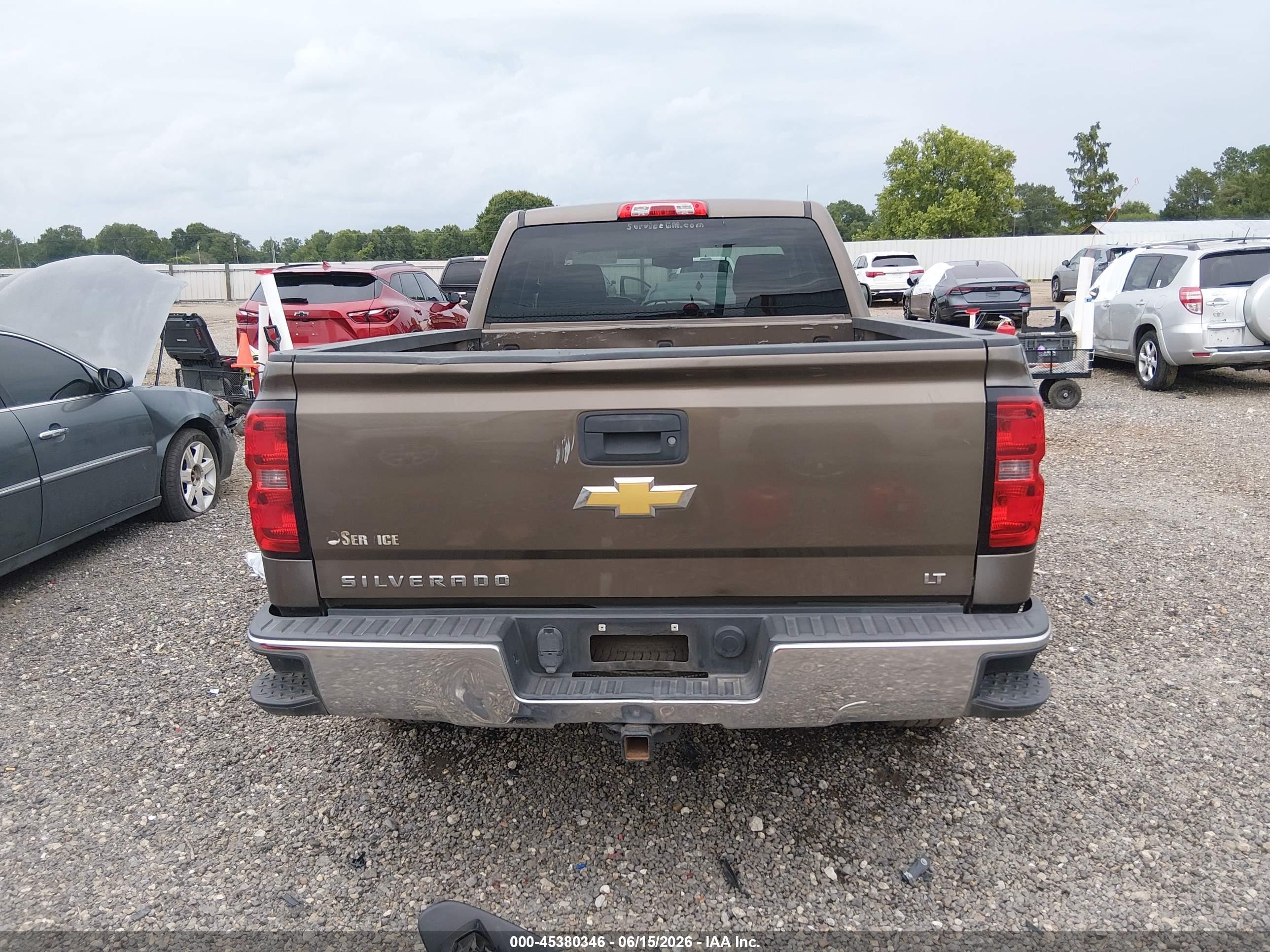 2014 Chevrolet Silverado 1500 Lt Коричневый vin: 1GCRCREH5EZ349398