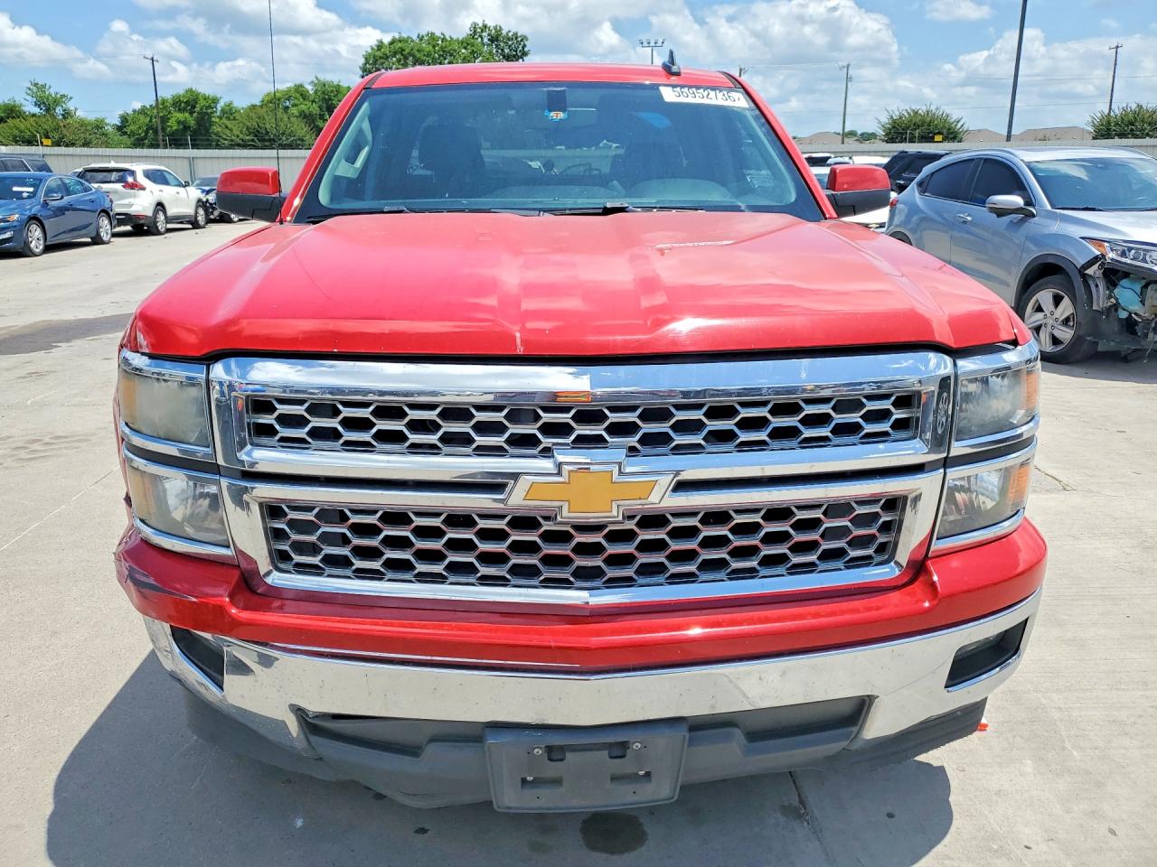 2015 Chevrolet Silverado C1500 Lt Red vin: 1GCRCREH5FZ382127