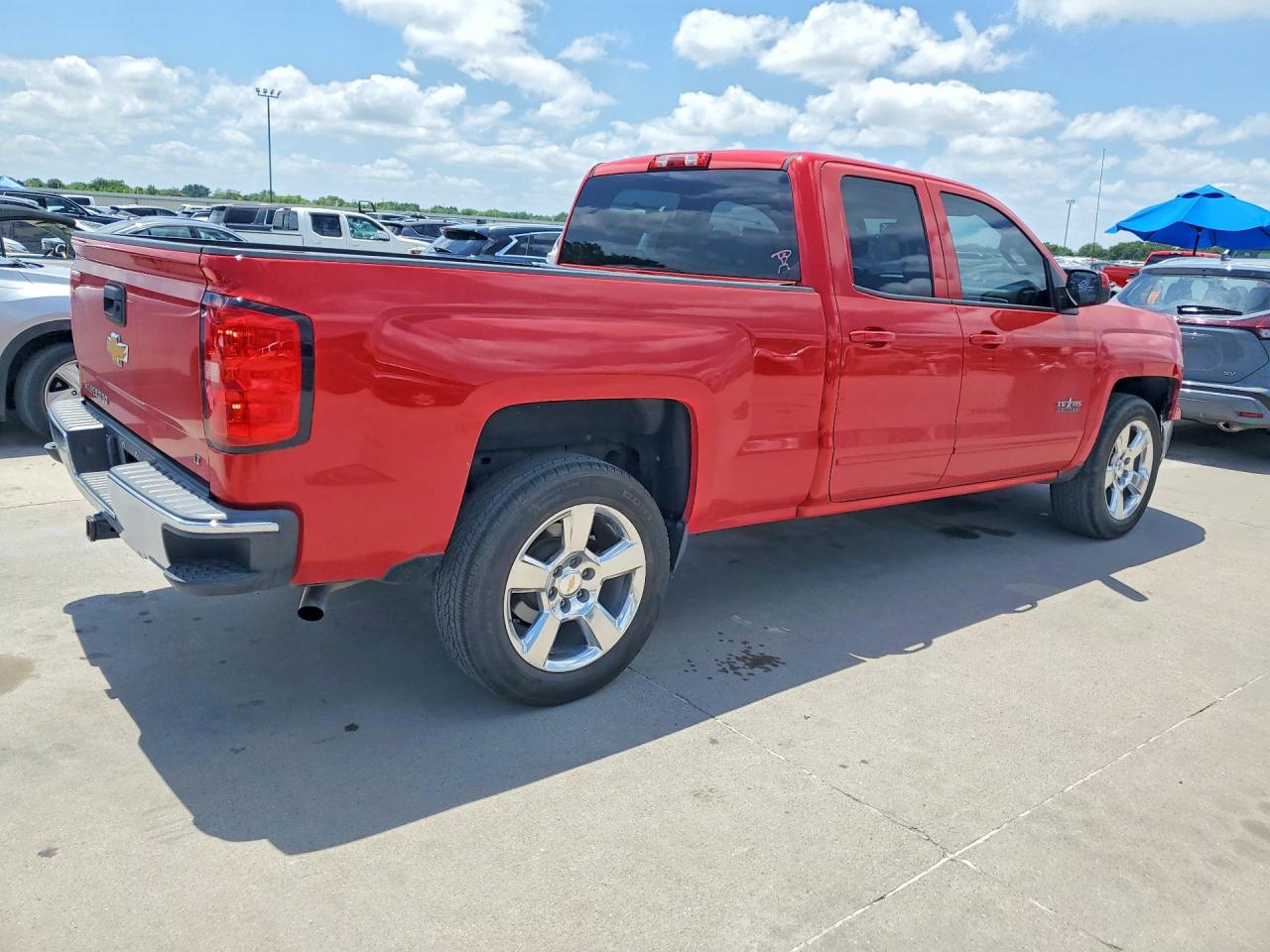 2015 Chevrolet Silverado C1500 Lt Red vin: 1GCRCREH5FZ382127