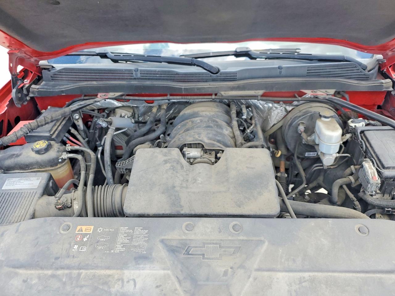 2015 Chevrolet Silverado C1500 Lt Red vin: 1GCRCREH5FZ382127