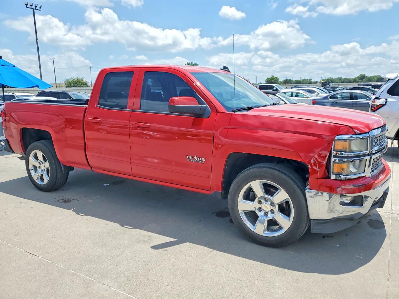 2015 Chevrolet Silverado C1500 Lt Red vin: 1GCRCREH5FZ382127