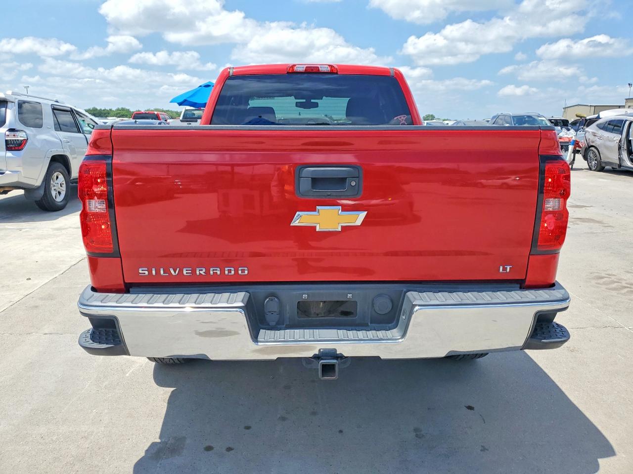 2015 Chevrolet Silverado C1500 Lt Red vin: 1GCRCREH5FZ382127