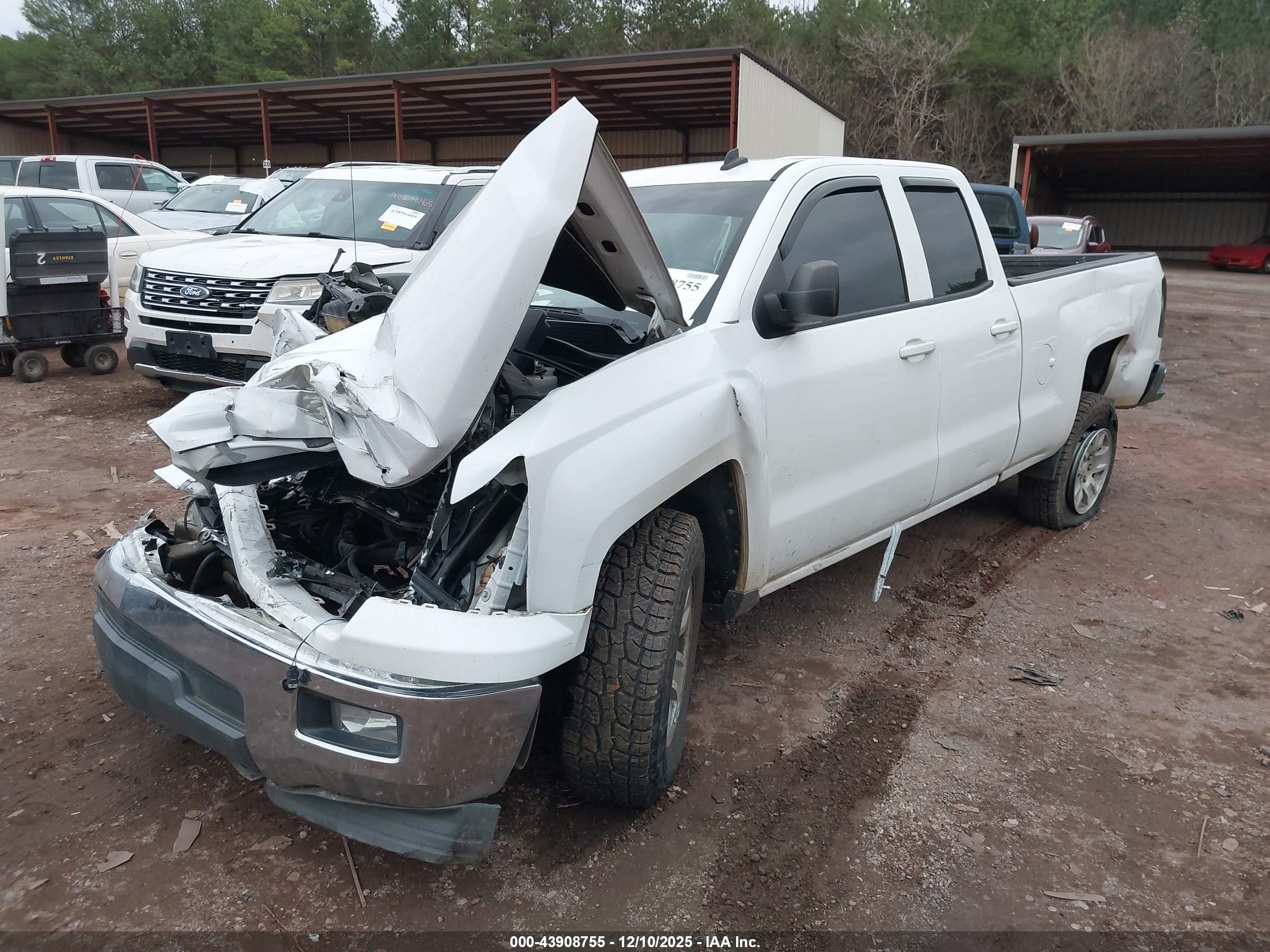 2014 Chevrolet Silverado 1500 1lt White vin: 1GCRCREH6EZ282116