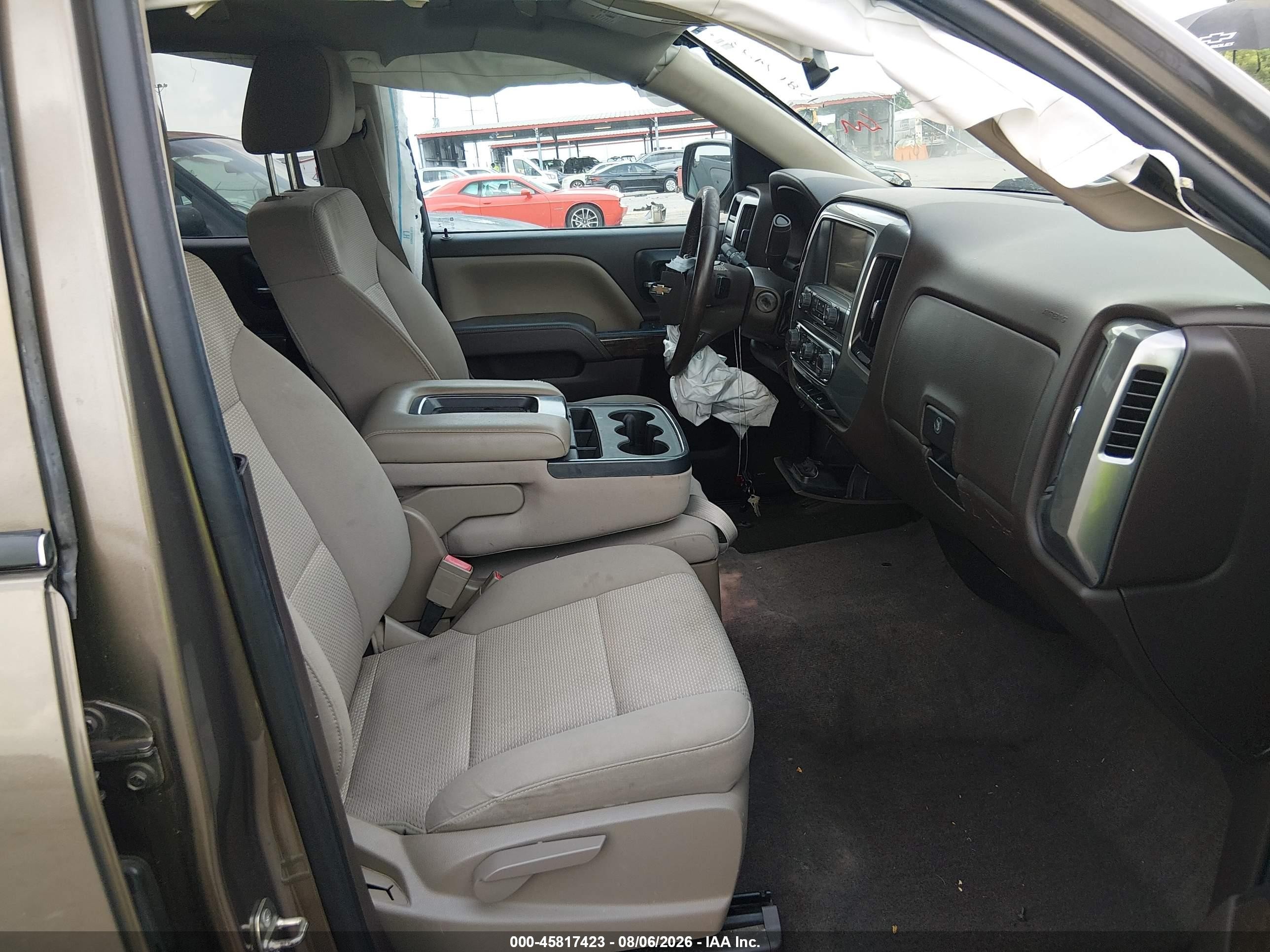 2014 Chevrolet Silverado 1500 Lt Brown vin: 1GCRCREH6EZ316197