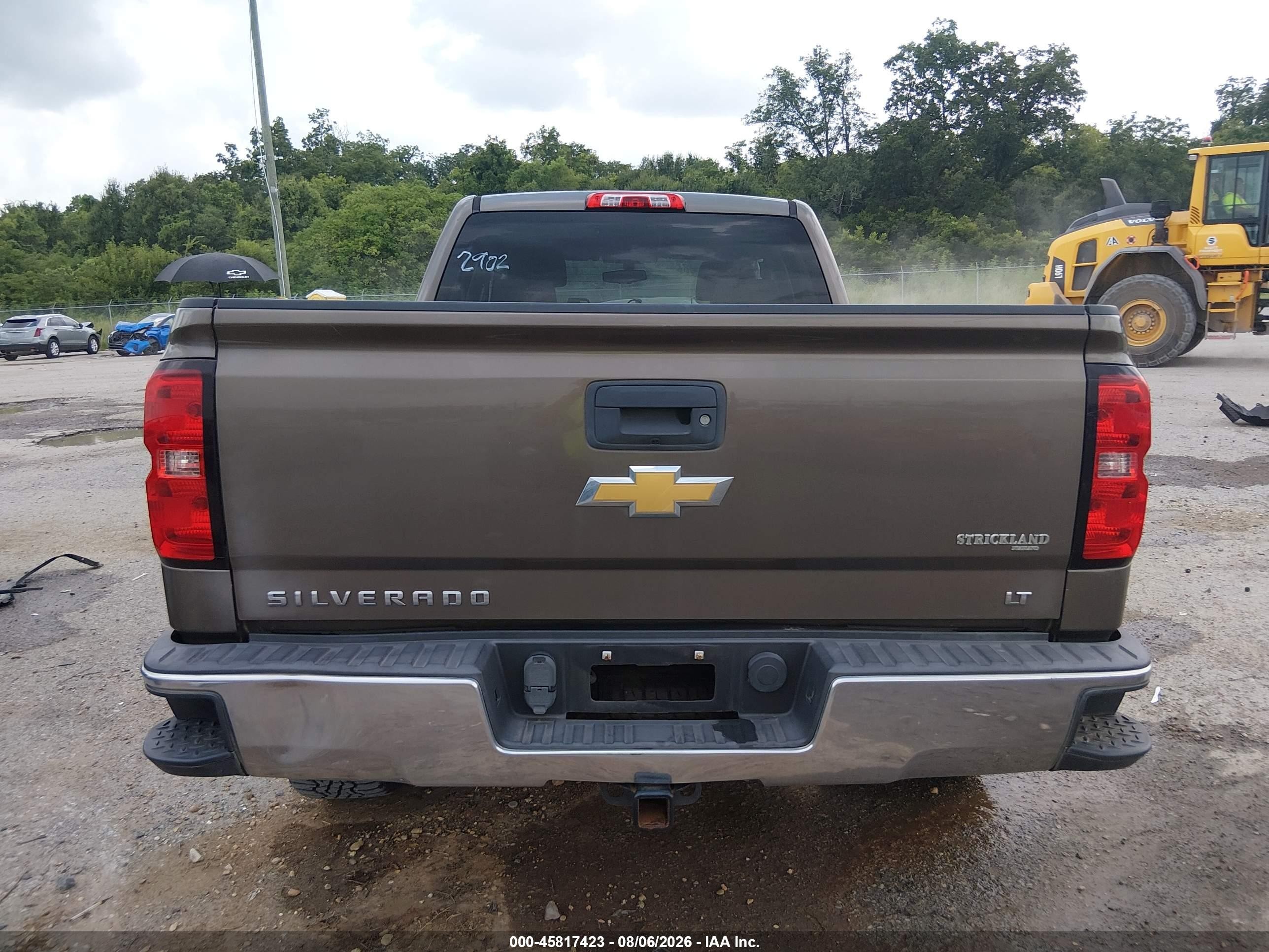 2014 Chevrolet Silverado 1500 Lt Brown vin: 1GCRCREH6EZ316197