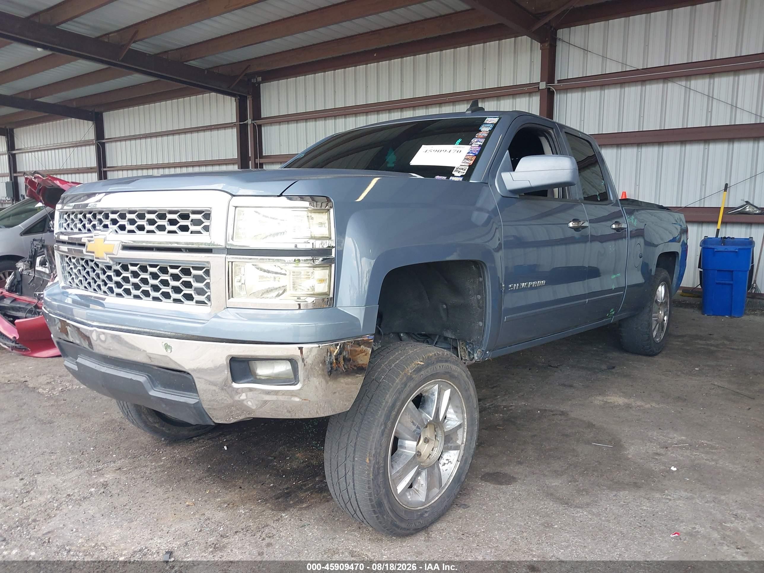 2015 Chevrolet Silverado 1500 Lt Blue vin: 1GCRCREH6FZ341781
