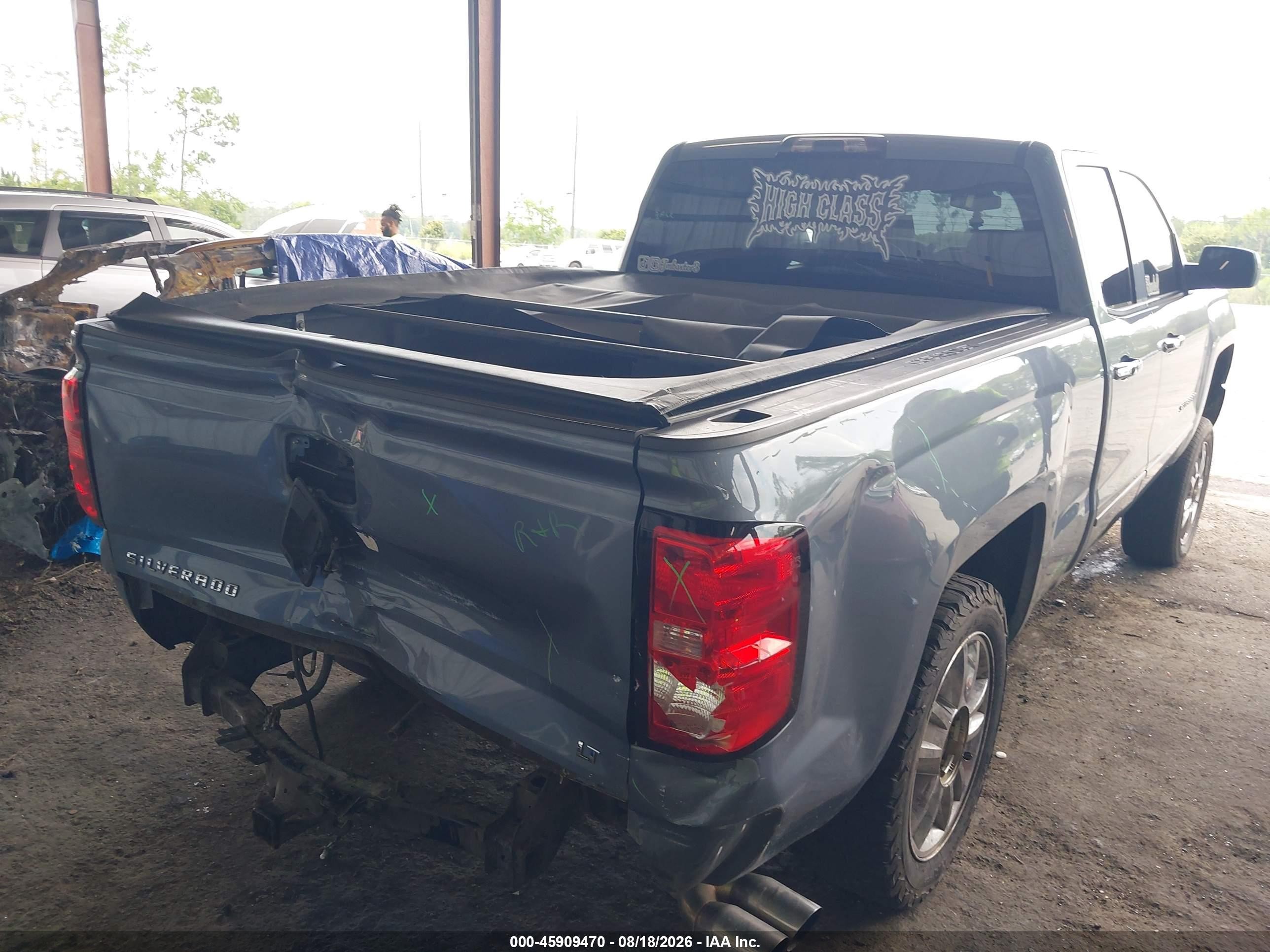 2015 Chevrolet Silverado 1500 Lt Blue vin: 1GCRCREH6FZ341781