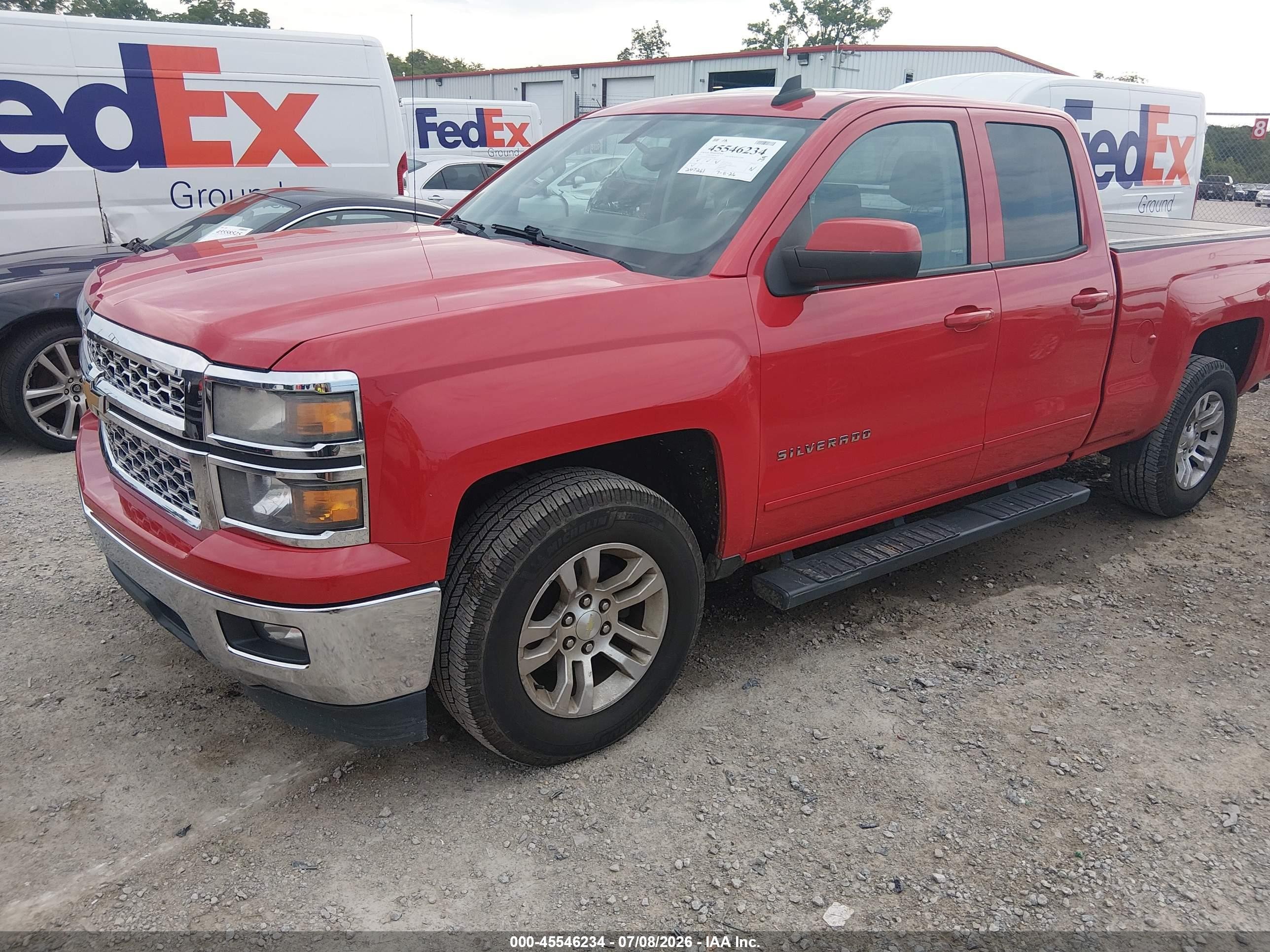 2015 Chevrolet Silverado 1500 1lt Красный vin: 1GCRCREH7FZ221410