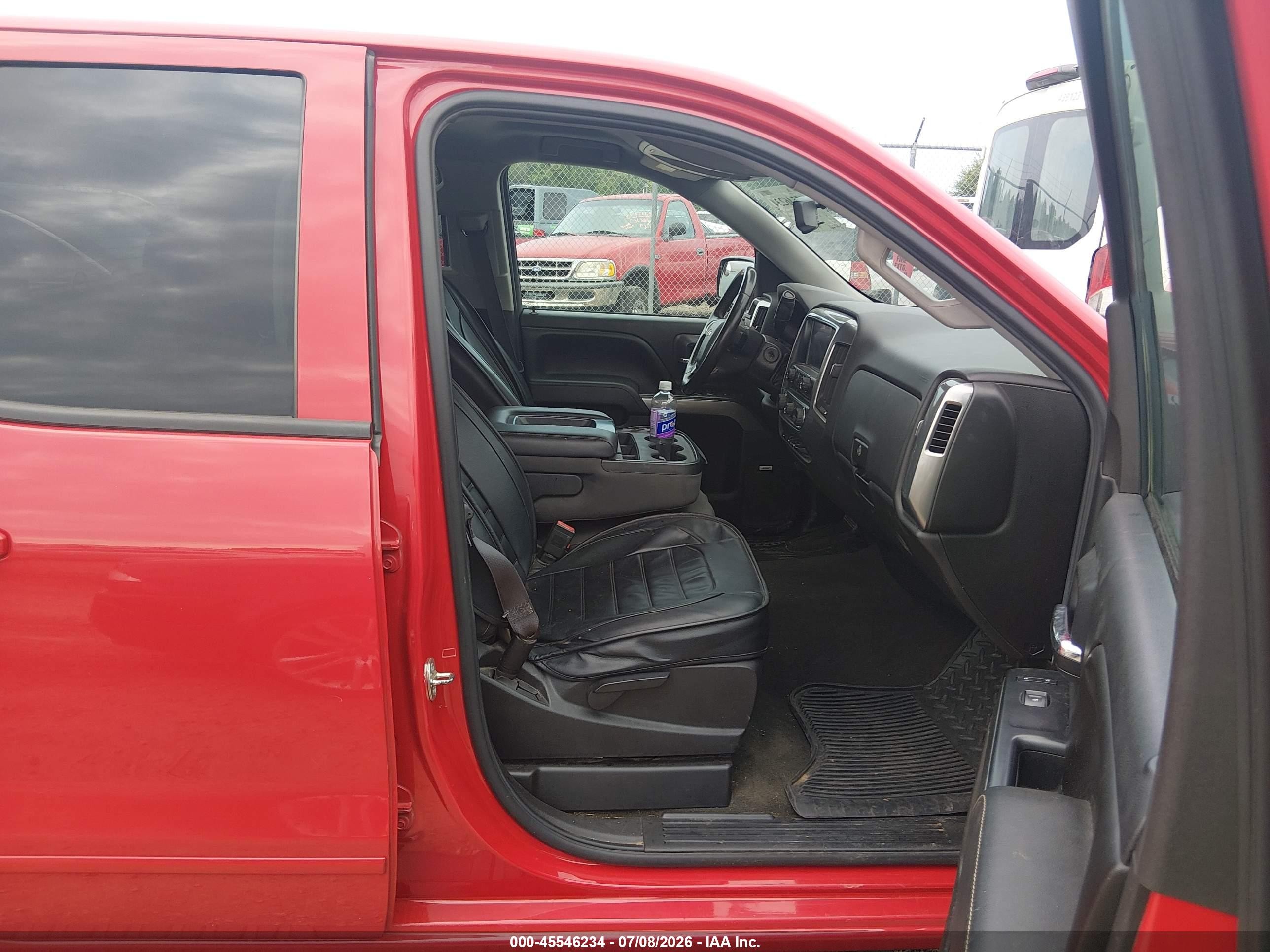 2015 Chevrolet Silverado 1500 1lt Красный vin: 1GCRCREH7FZ221410