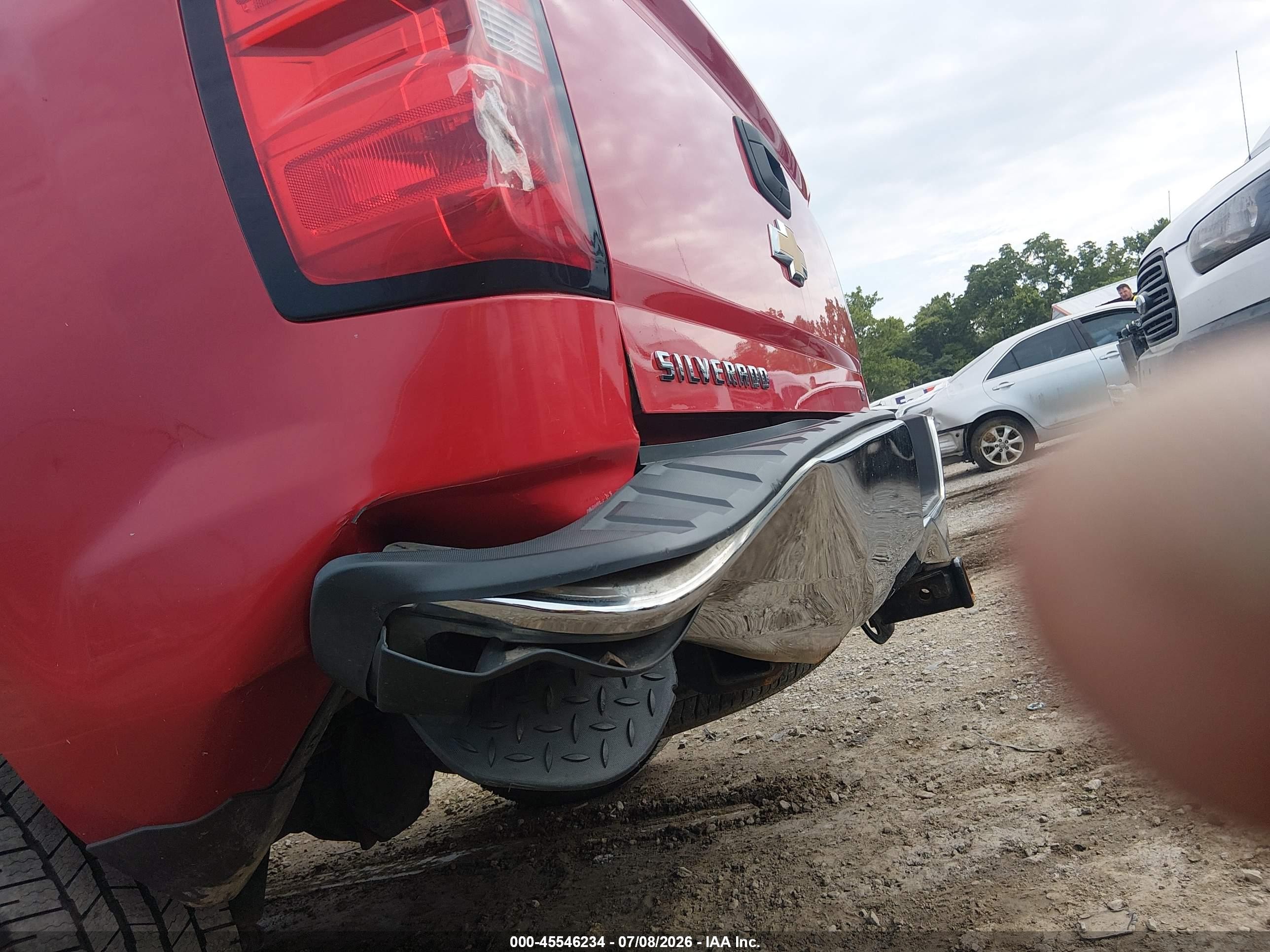 2015 Chevrolet Silverado 1500 1lt Красный vin: 1GCRCREH7FZ221410