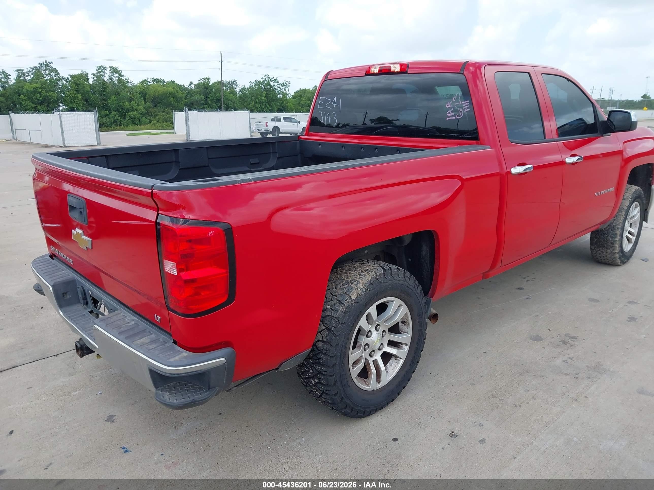 2014 Chevrolet Silverado 1500 Lt Red vin: 1GCRCREH8EZ413143