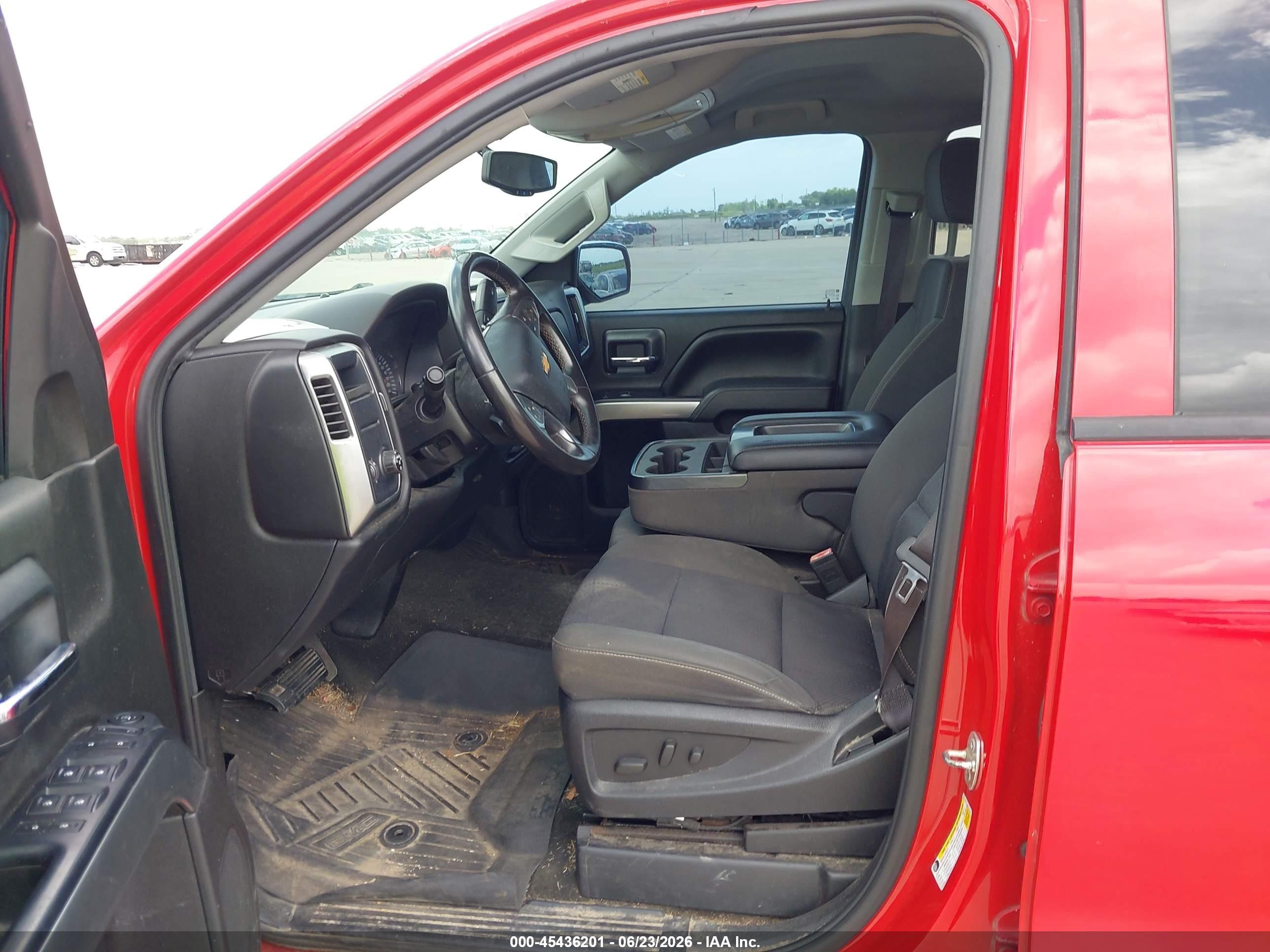 2014 Chevrolet Silverado 1500 Lt Red vin: 1GCRCREH8EZ413143