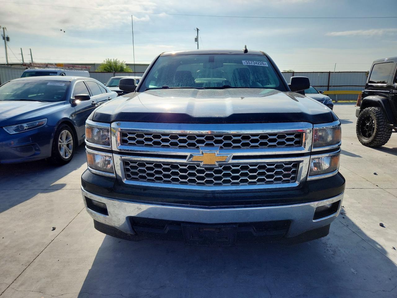 2015 Chevrolet Silverado C1500 Lt Black vin: 1GCRCREH8FZ346092