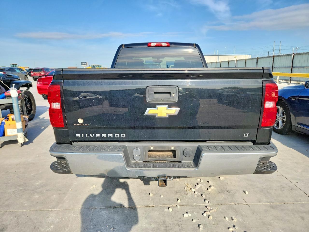 2015 Chevrolet Silverado C1500 Lt Black vin: 1GCRCREH8FZ346092
