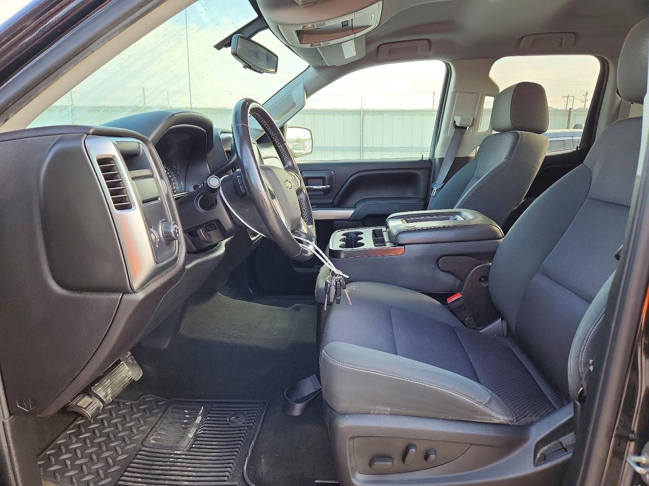 2015 Chevrolet Silverado C1500 Lt Black vin: 1GCRCREH8FZ346092