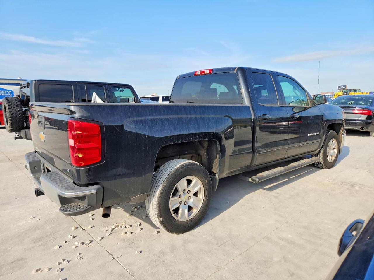 2015 Chevrolet Silverado C1500 Lt Black vin: 1GCRCREH8FZ346092