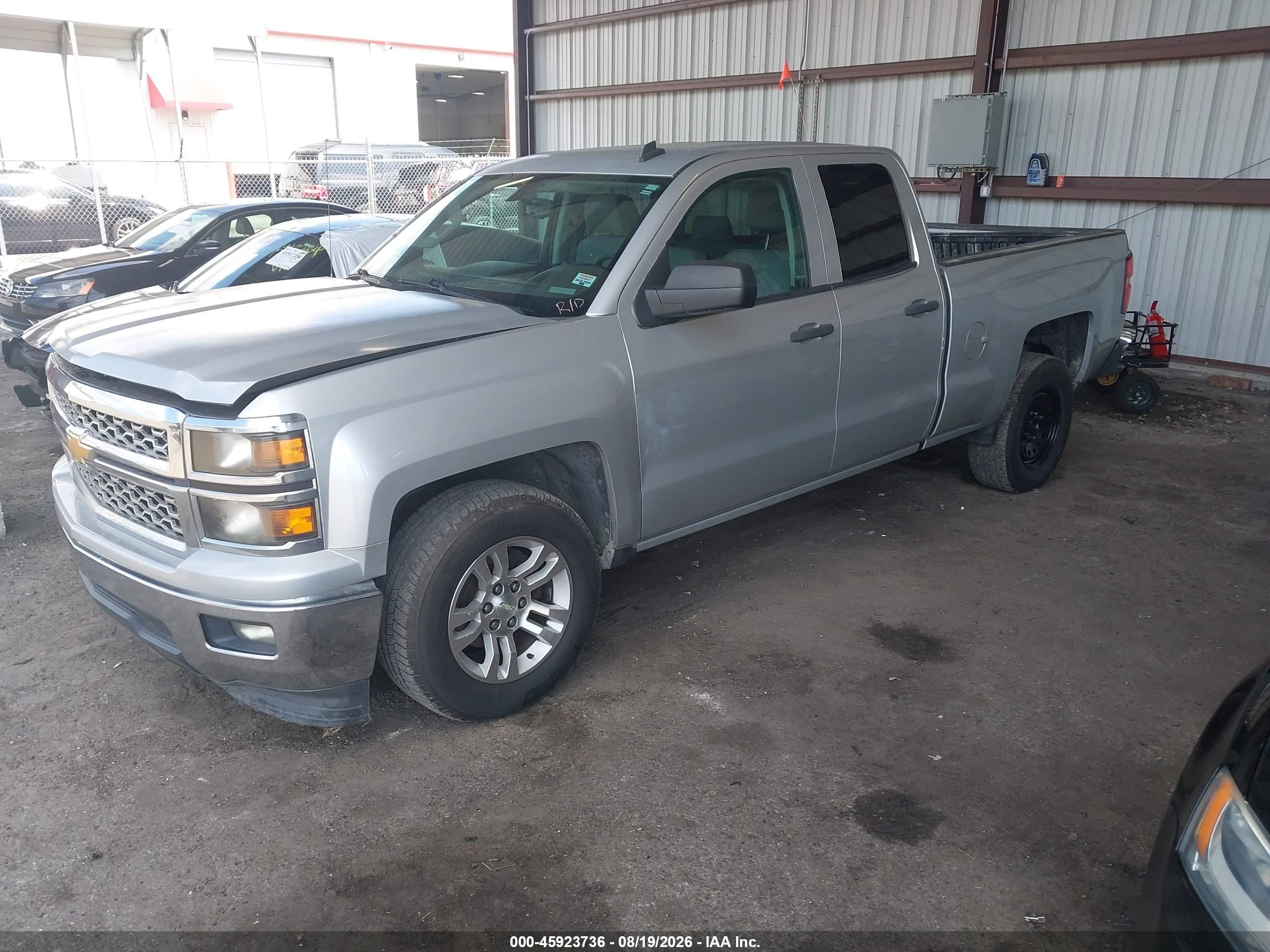 2014 Chevrolet Silverado 1500 Lt Серый vin: 1GCRCREH9EZ293806