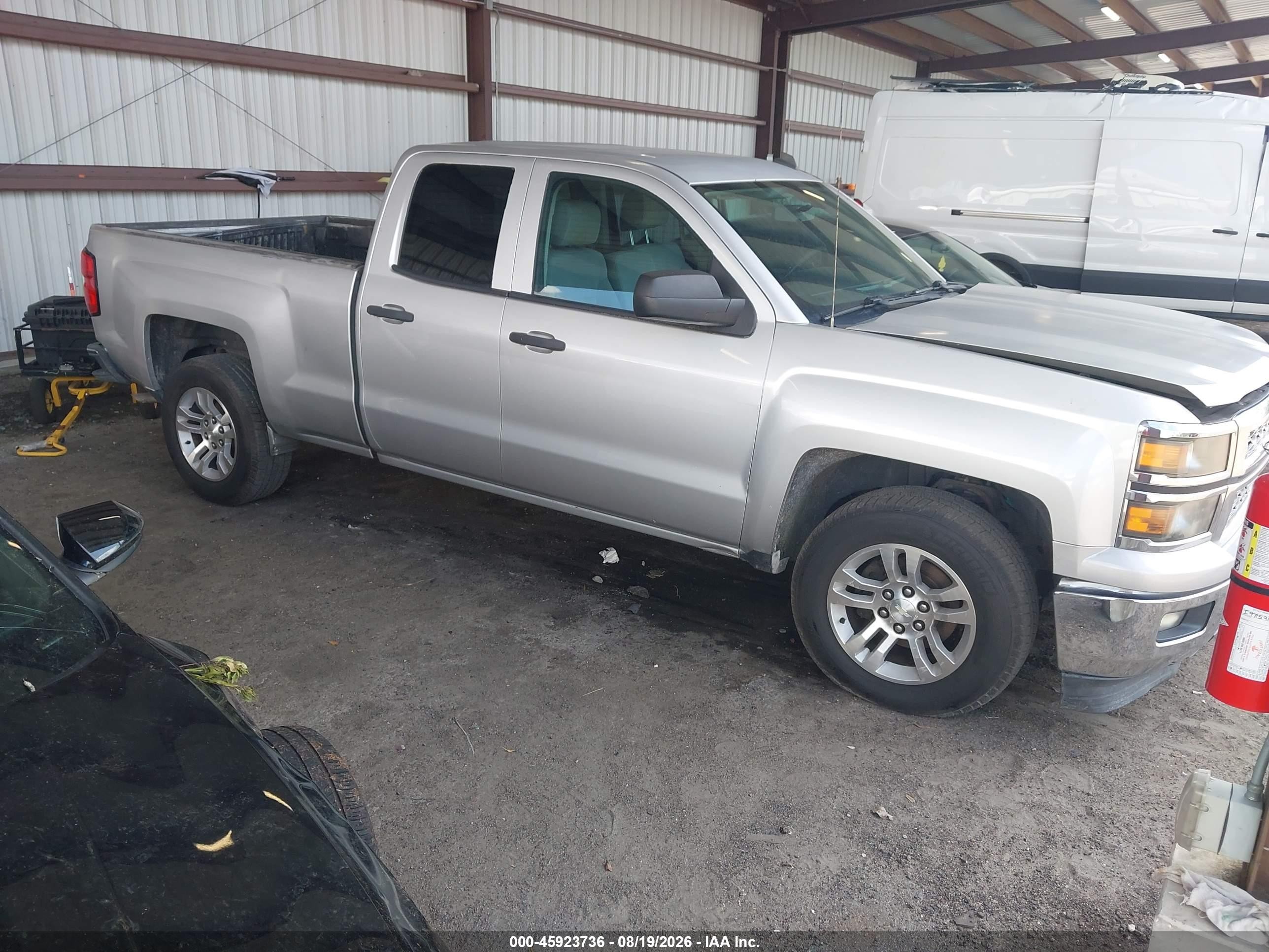 2014 Chevrolet Silverado 1500 Lt Gray vin: 1GCRCREH9EZ293806