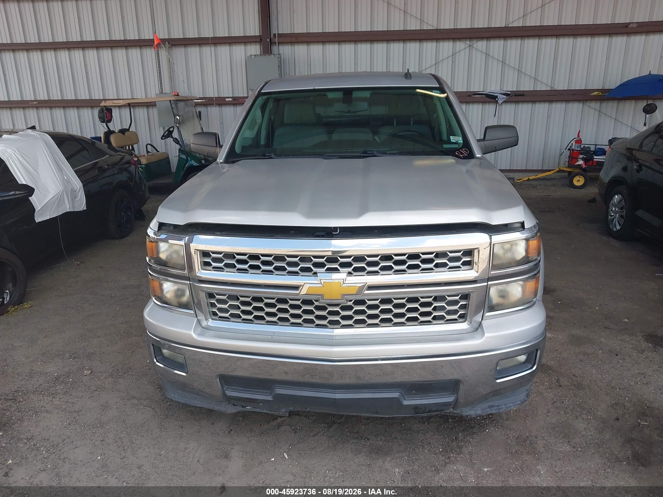 2014 Chevrolet Silverado 1500 Lt Серый vin: 1GCRCREH9EZ293806