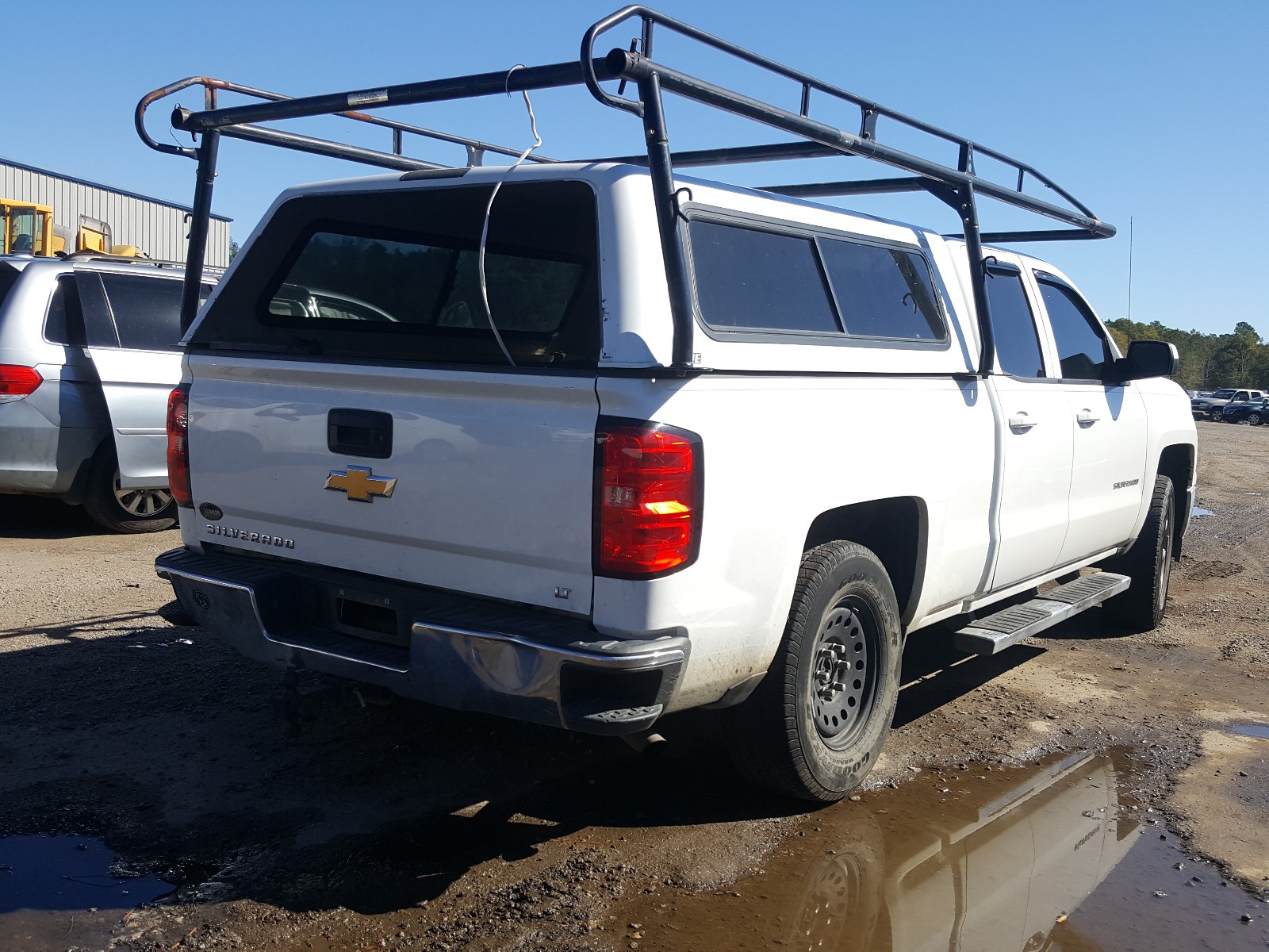 2014 Chevrolet Silverado C1500 Lt White vin: 1GCRCREHXEZ239981