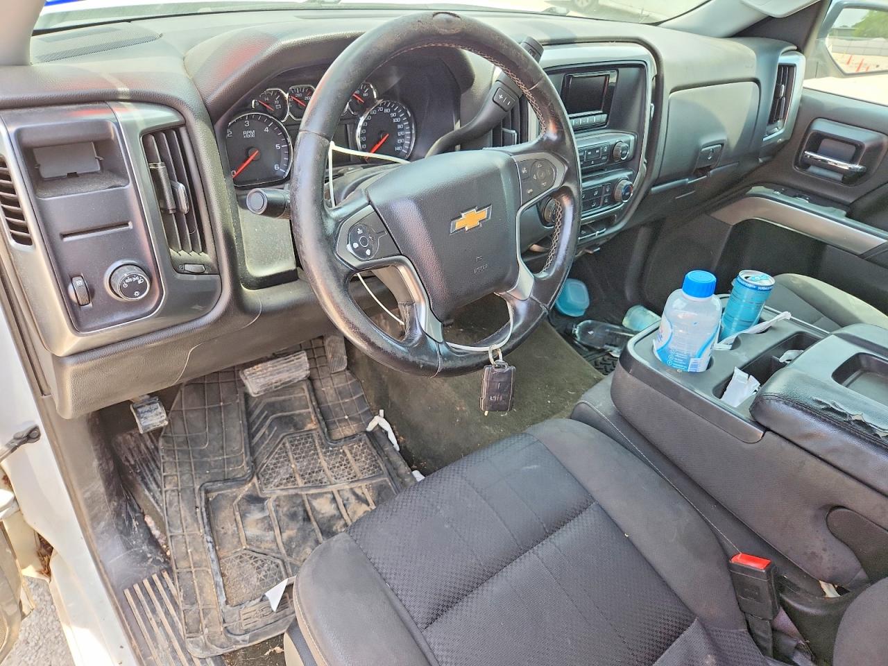 2014 Chevrolet Silverado C1500 Lt White vin: 1GCRCREHXEZ271765