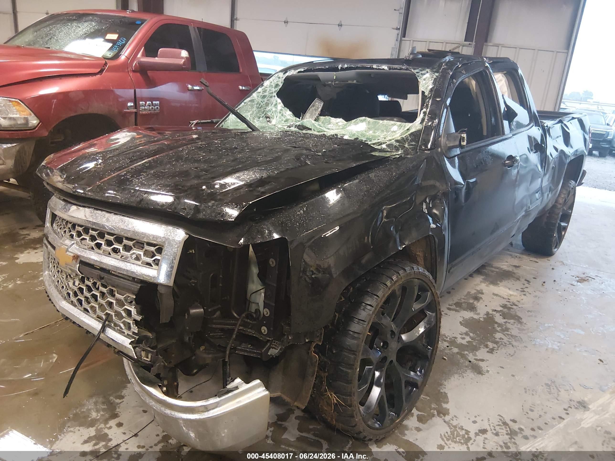2015 Chevrolet Silverado 1500 Lt Black vin: 1GCRCREHXFZ393771