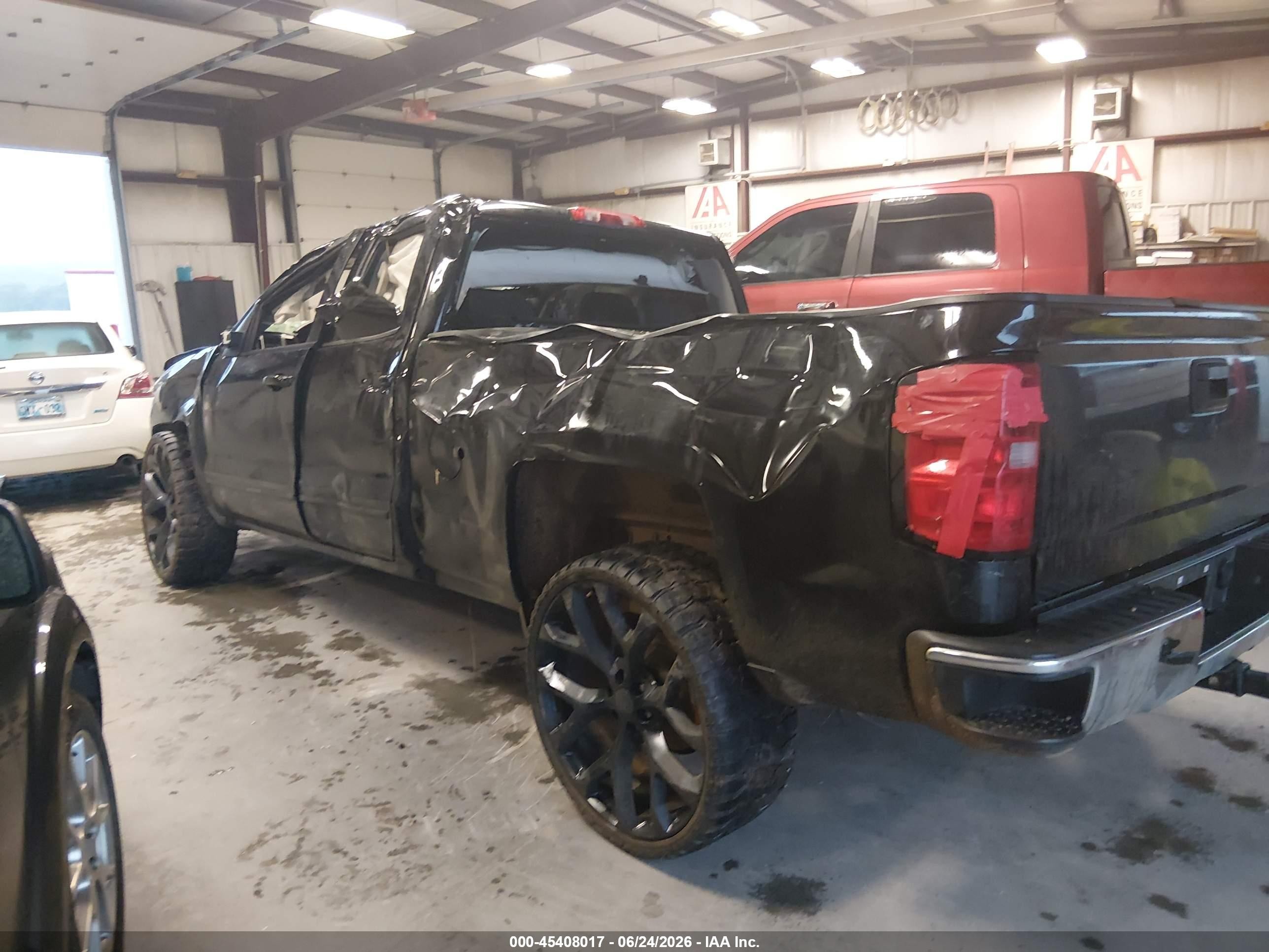 2015 Chevrolet Silverado 1500 Lt Black vin: 1GCRCREHXFZ393771