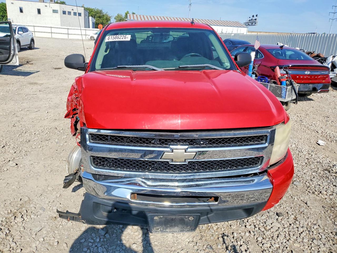 2011 Chevrolet Silverado C1500 Lt Red vin: 1GCRCSE00BZ100326