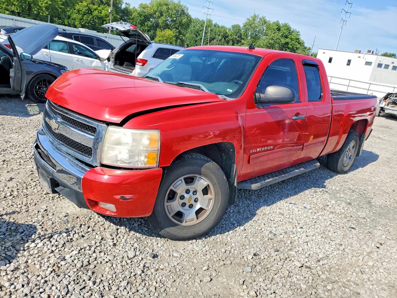 2011 Chevrolet Silverado C1500 Lt Red vin: 1GCRCSE00BZ100326