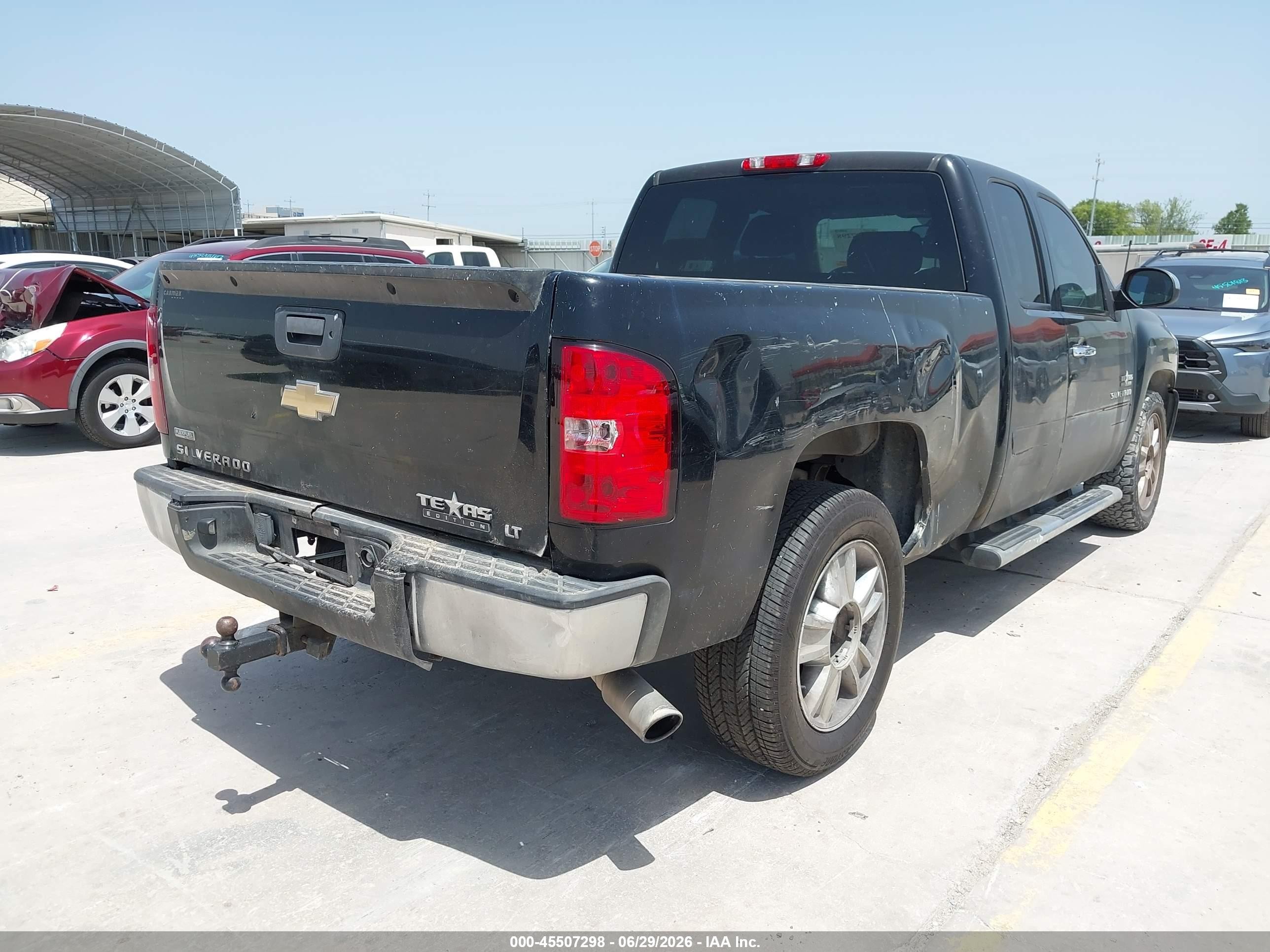 2011 Chevrolet Silverado 1500 Lt Black vin: 1GCRCSE00BZ465878