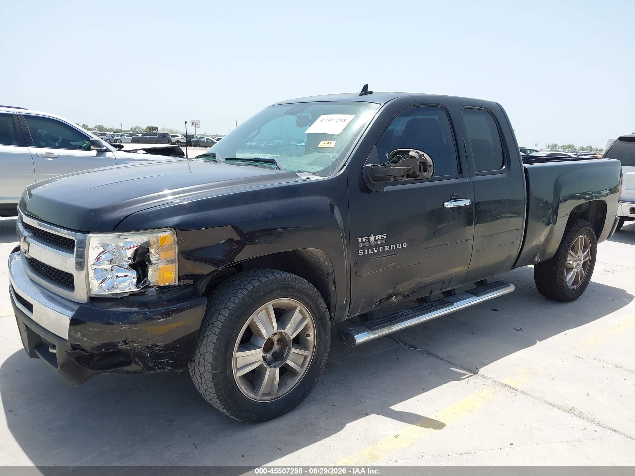 2011 Chevrolet Silverado 1500 Lt Black vin: 1GCRCSE00BZ465878