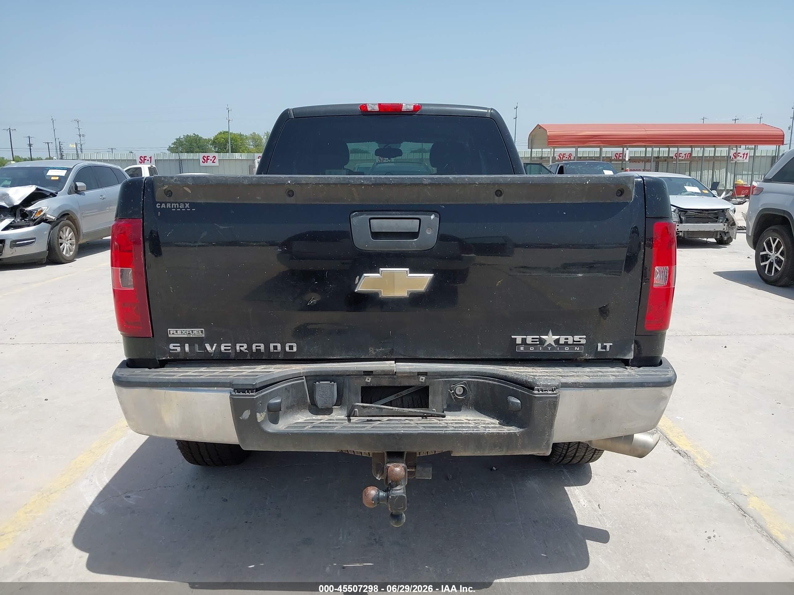 2011 Chevrolet Silverado 1500 Lt Black vin: 1GCRCSE00BZ465878