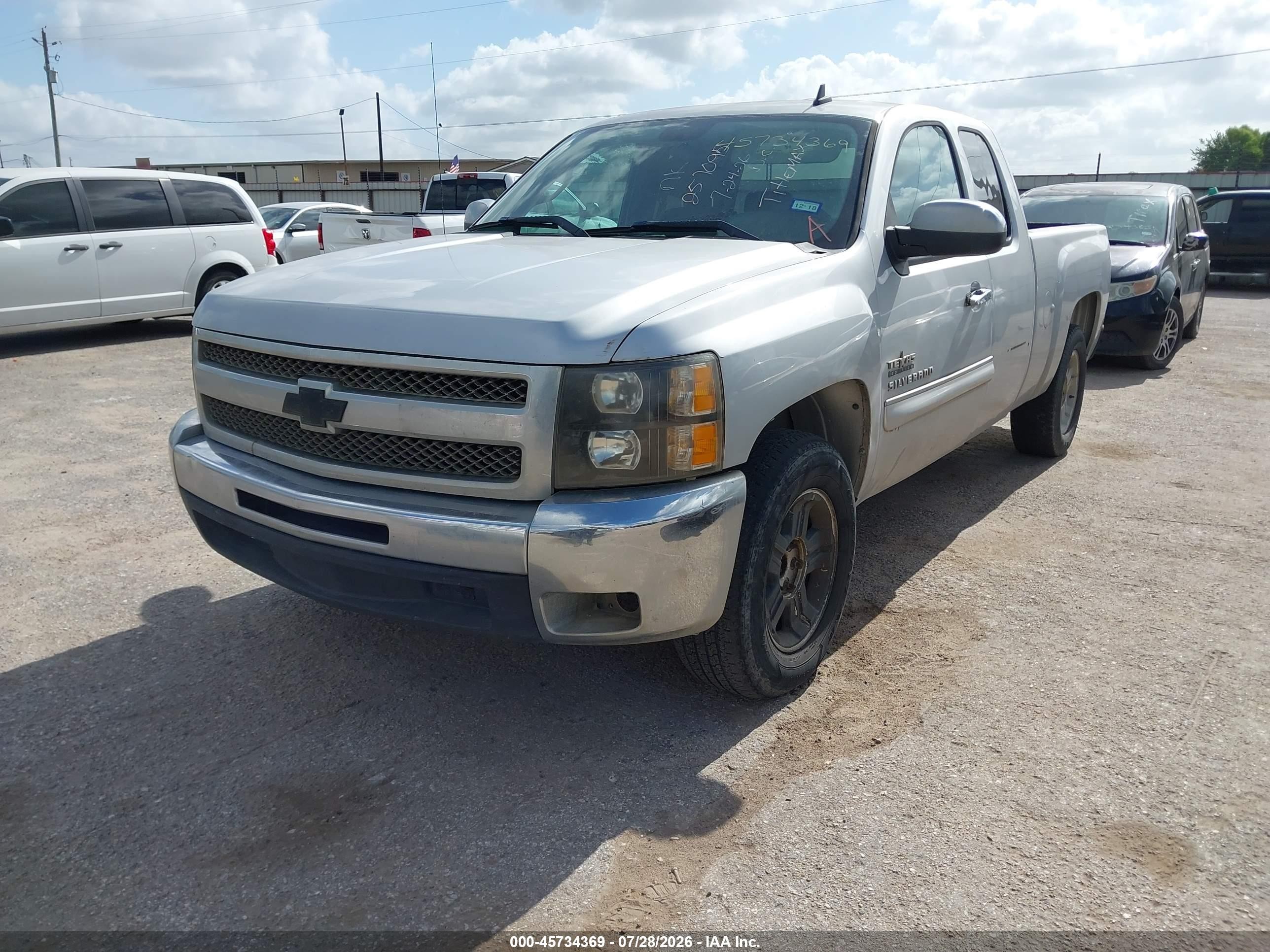 2012 Chevrolet Silverado 1500 Lt Silver vin: 1GCRCSE00CZ257095