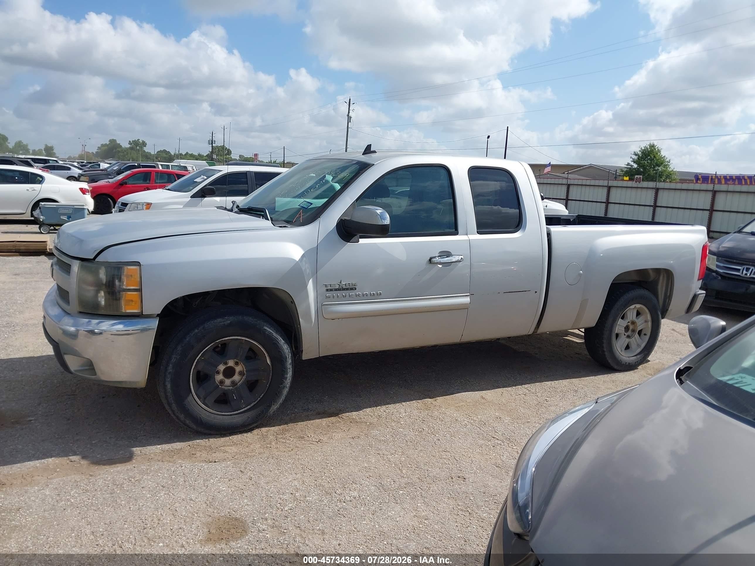 2012 Chevrolet Silverado 1500 Lt Silver vin: 1GCRCSE00CZ257095
