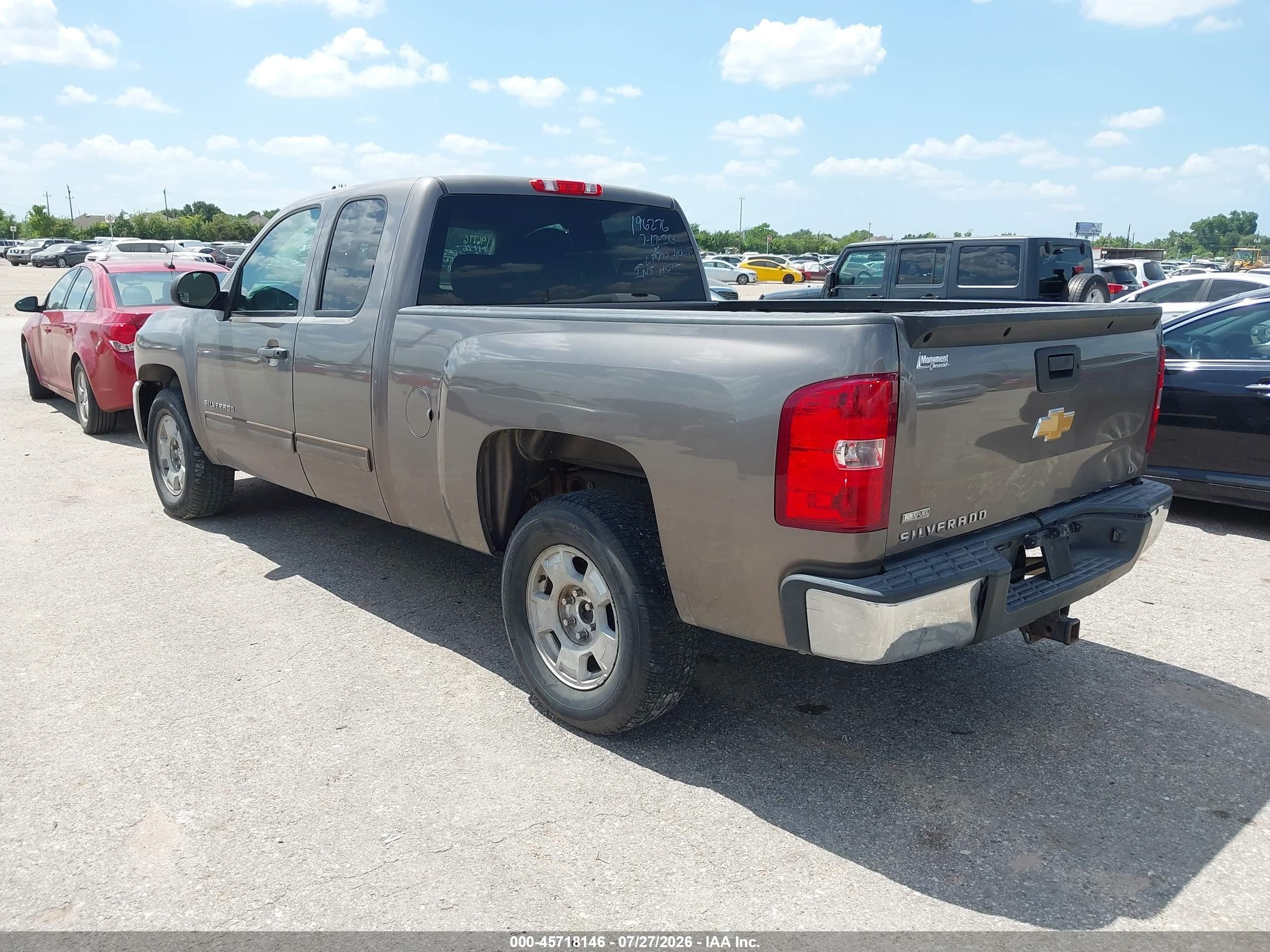 2012 Chevrolet Silverado 1500 Lt Gray vin: 1GCRCSE00CZ311186