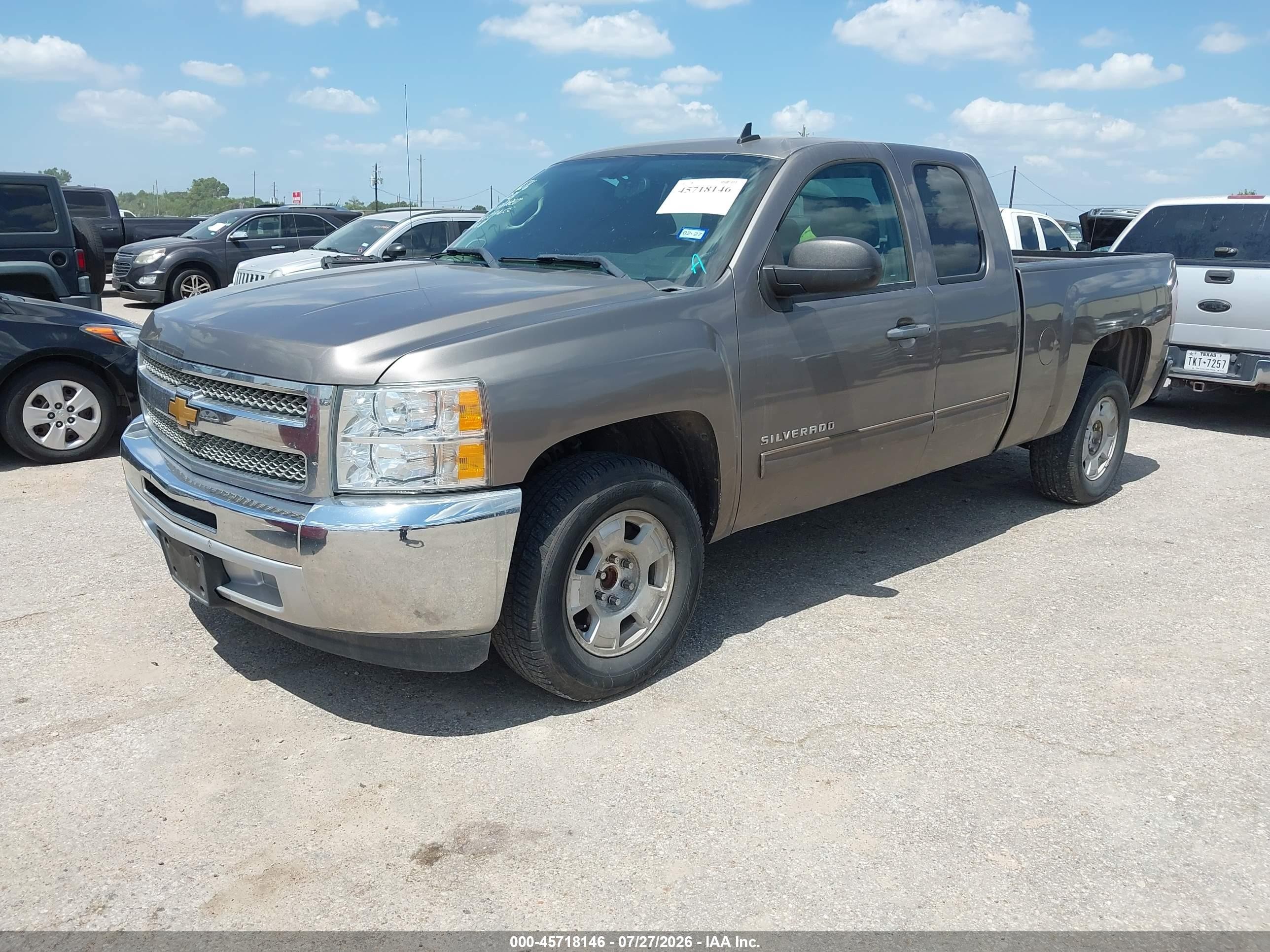 2012 Chevrolet Silverado 1500 Lt Gray vin: 1GCRCSE00CZ311186