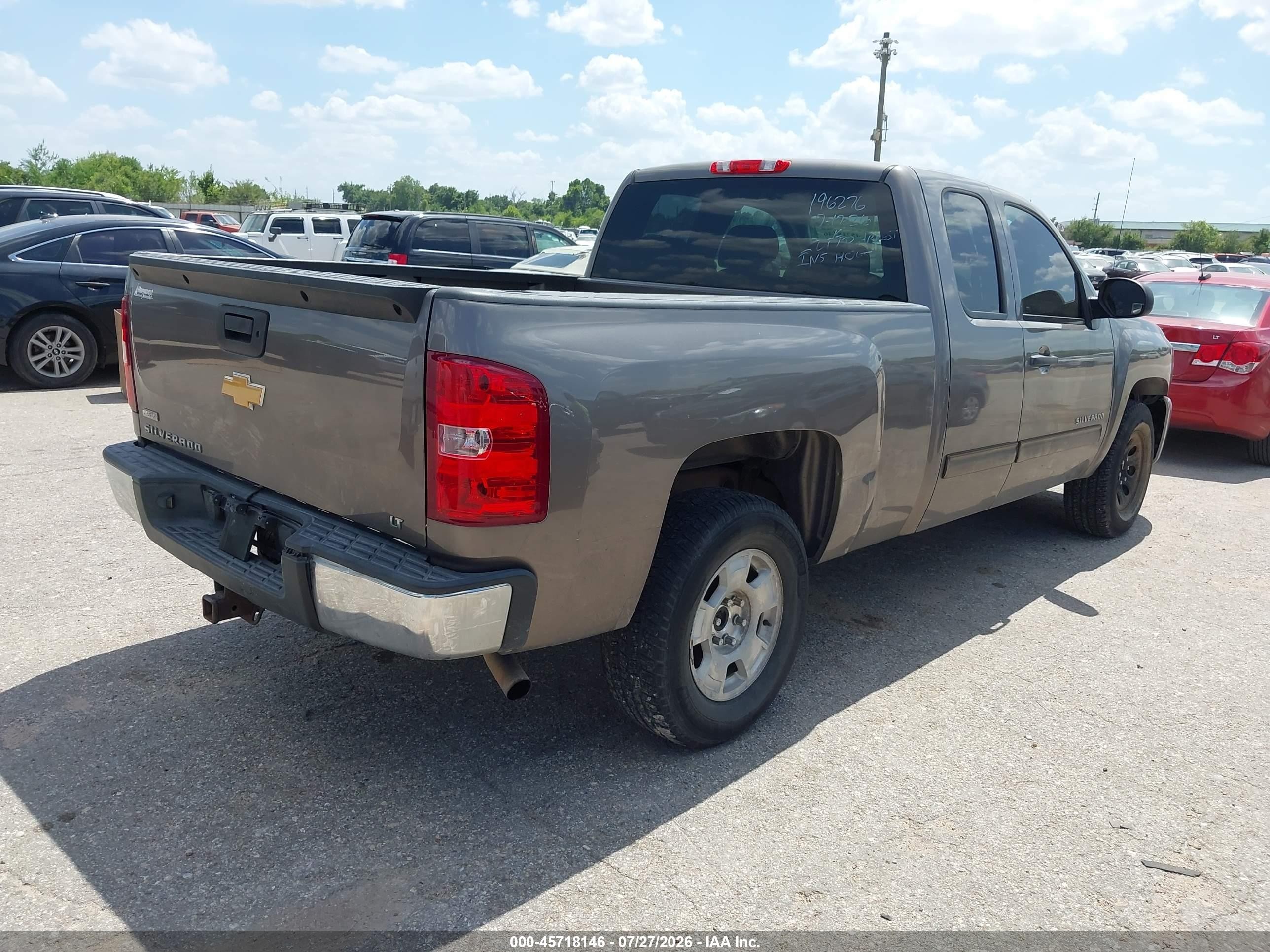 2012 Chevrolet Silverado 1500 Lt Gray vin: 1GCRCSE00CZ311186
