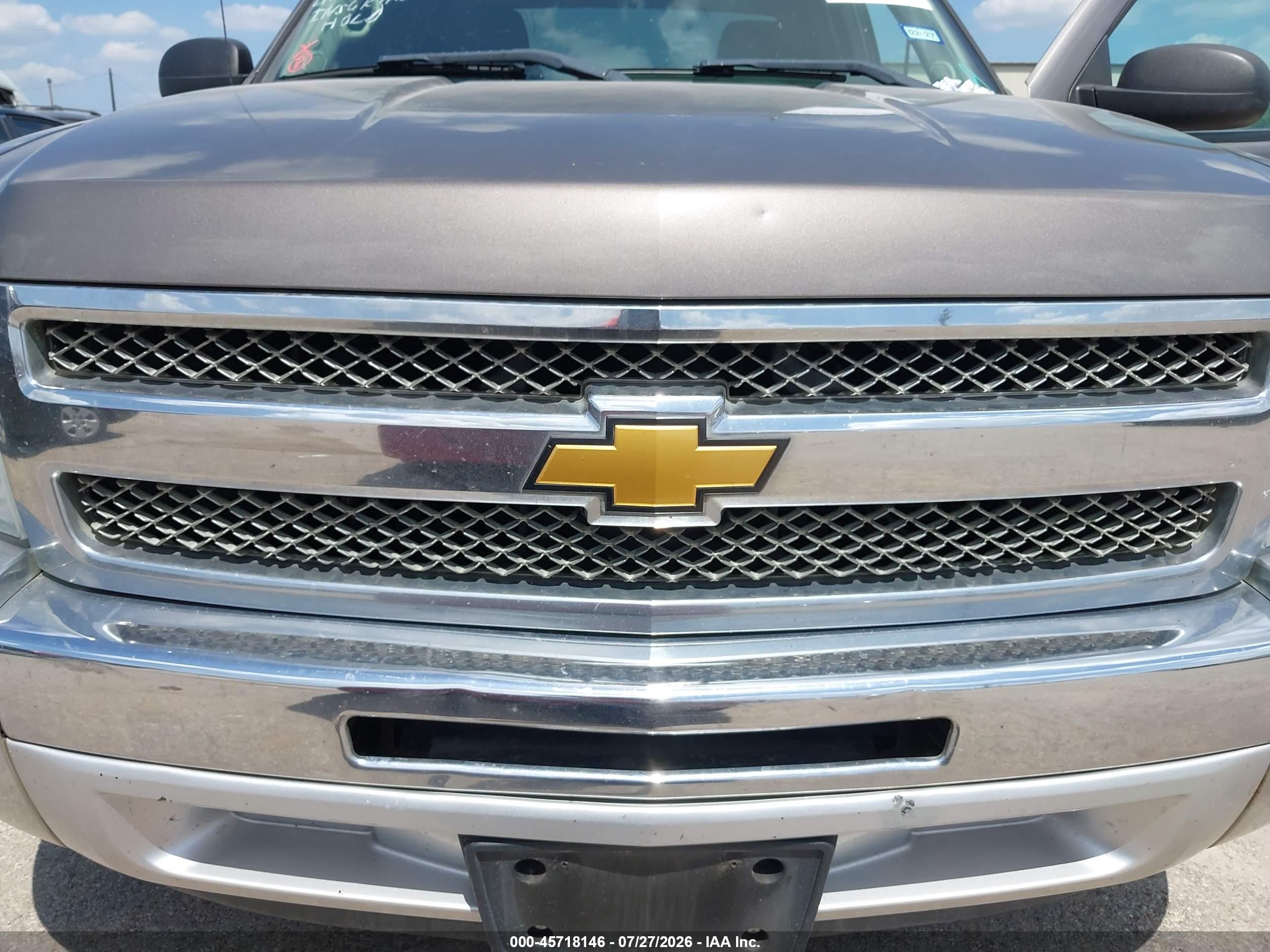 2012 Chevrolet Silverado 1500 Lt Gray vin: 1GCRCSE00CZ311186