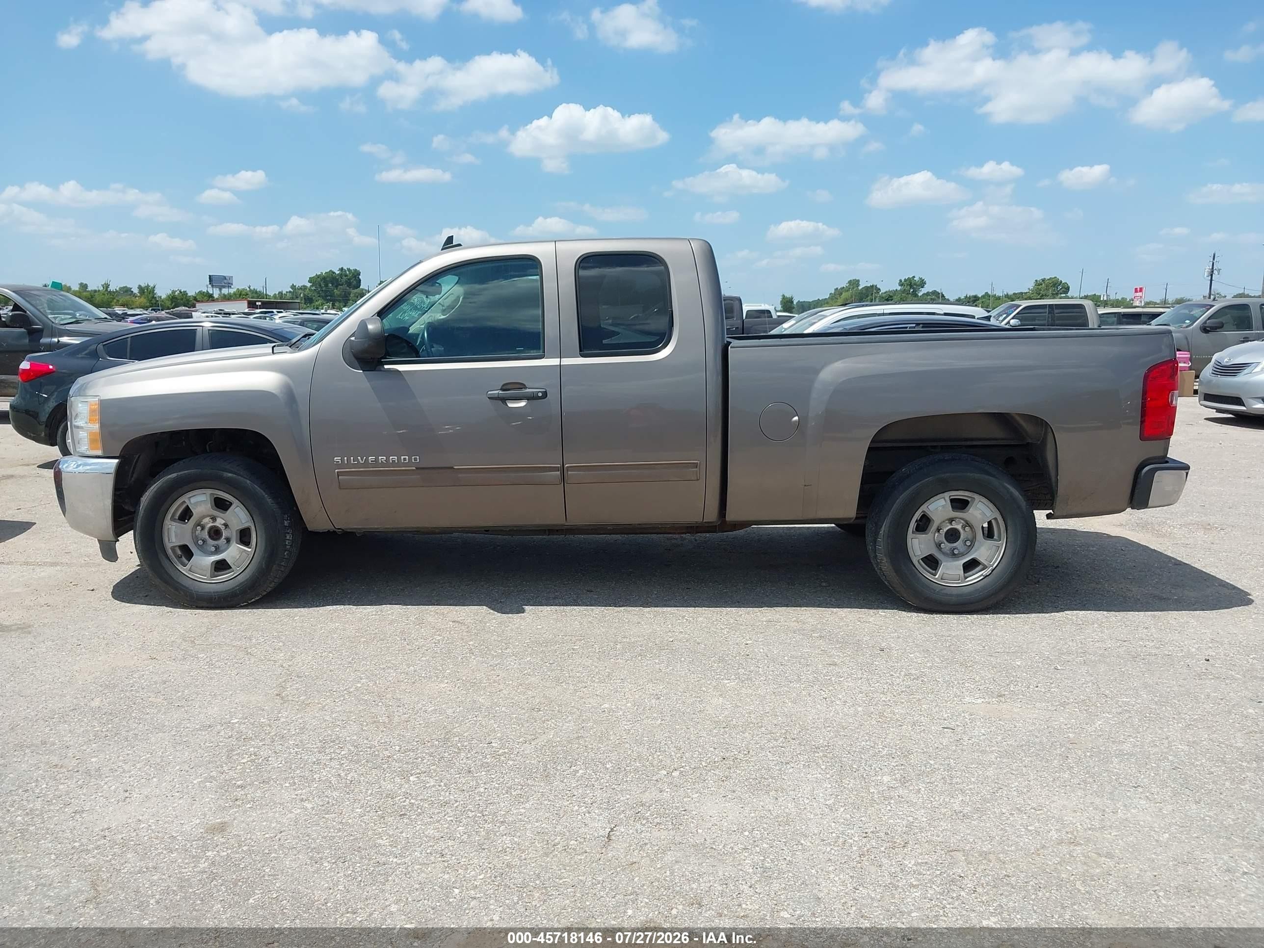 2012 Chevrolet Silverado 1500 Lt Gray vin: 1GCRCSE00CZ311186