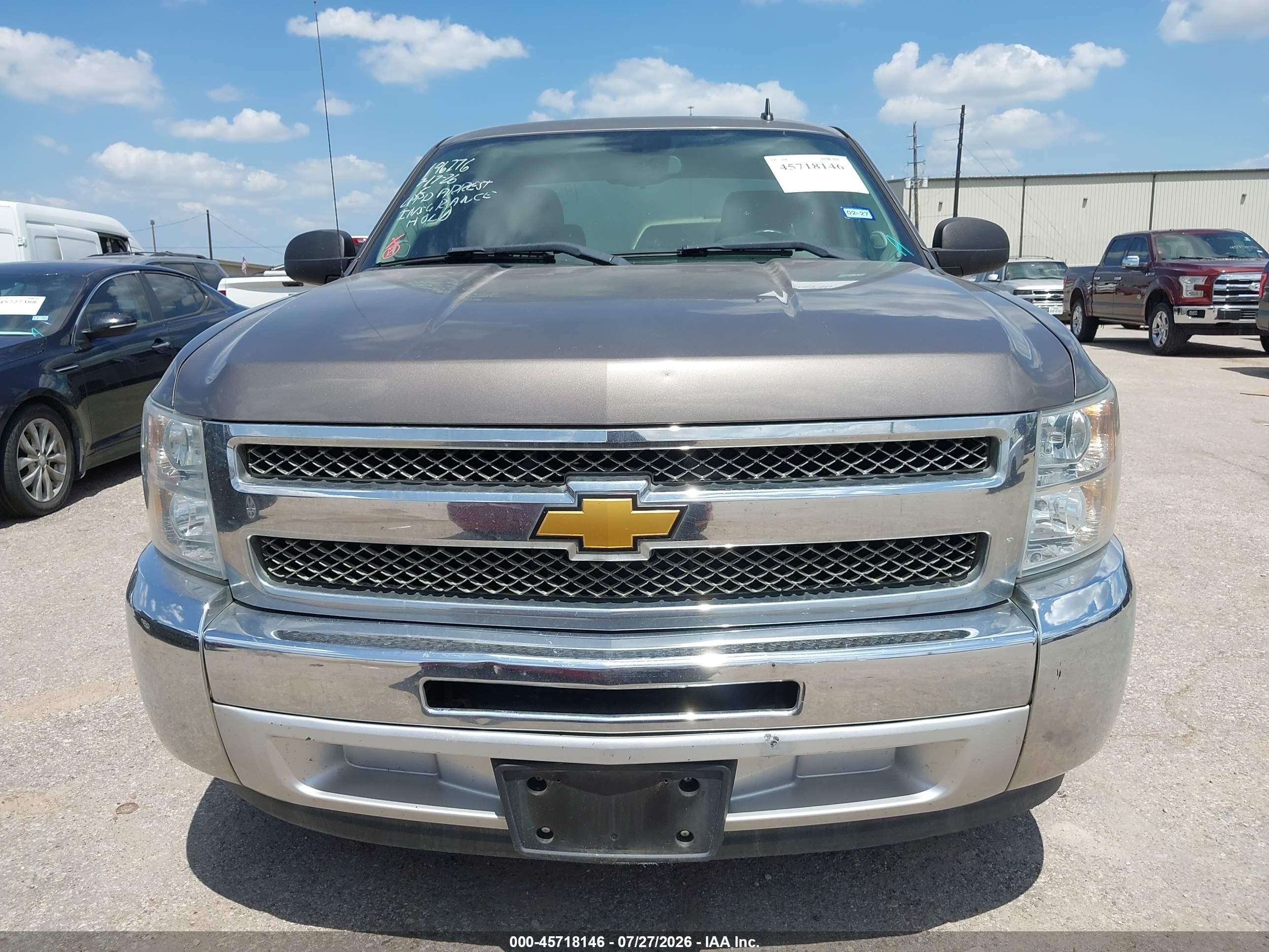 2012 Chevrolet Silverado 1500 Lt Gray vin: 1GCRCSE00CZ311186