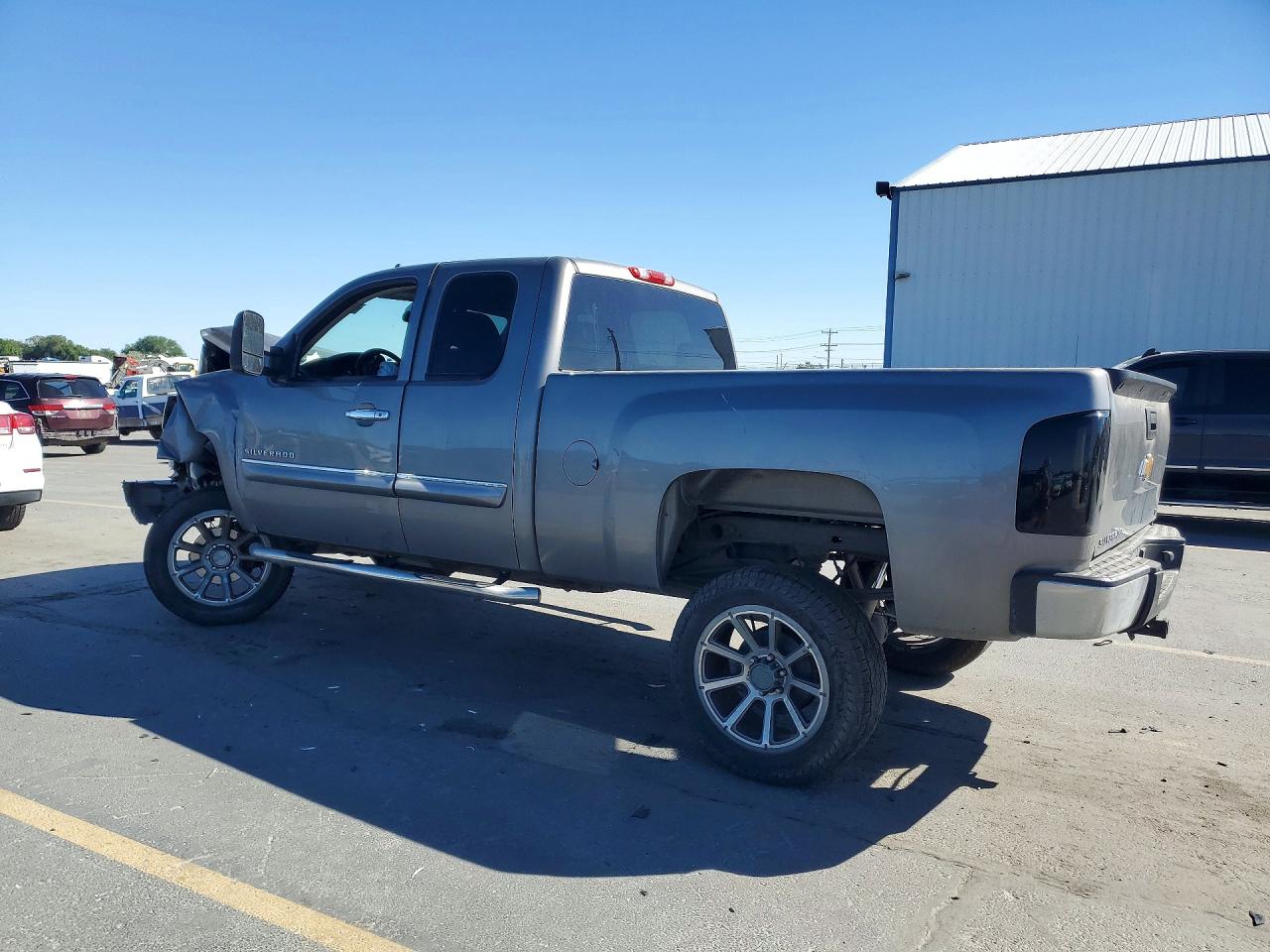 2013 Chevrolet Silverado C1500 Lt Gray vin: 1GCRCSE00DZ170802
