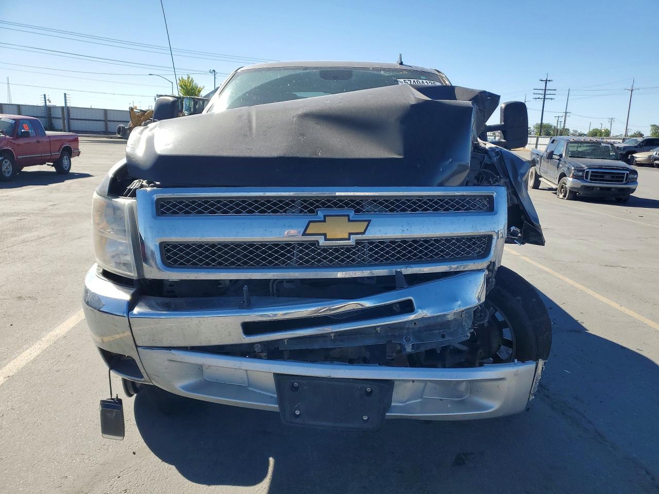 2013 Chevrolet Silverado C1500 Lt Gray vin: 1GCRCSE00DZ170802