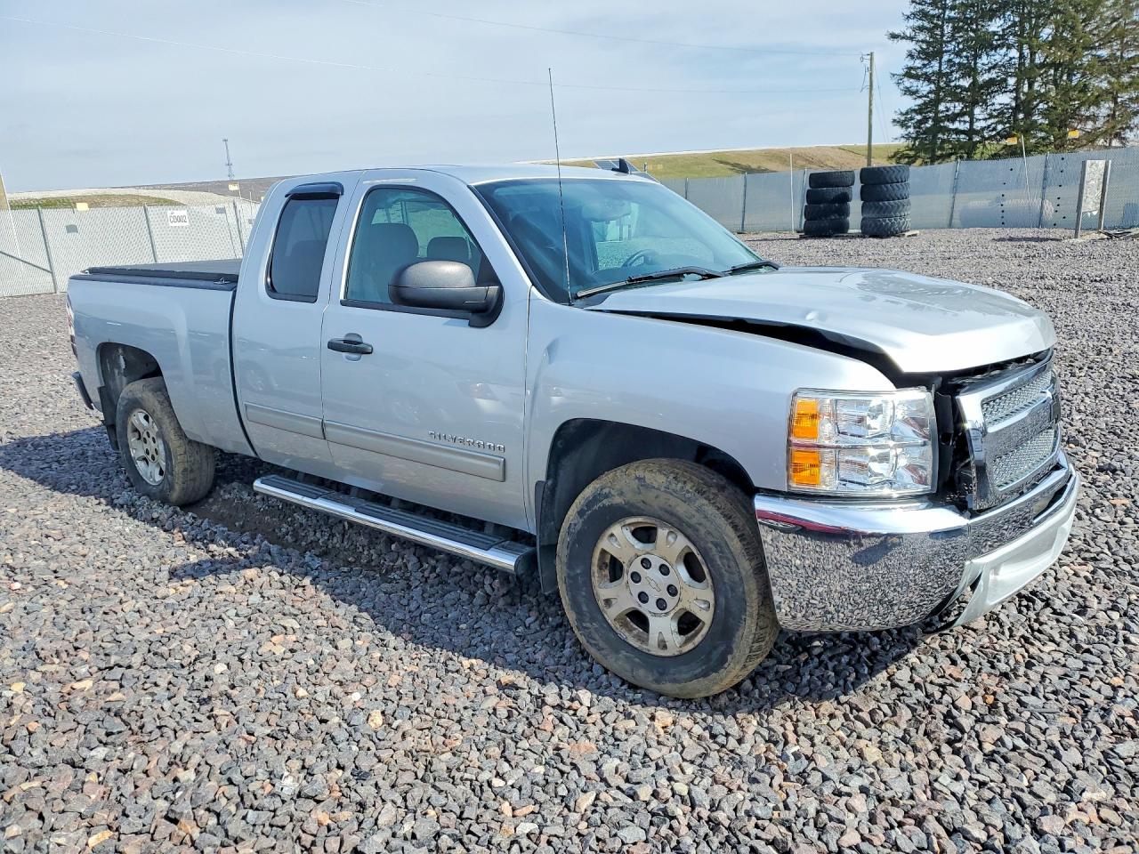 2013 Chevrolet Silverado C1500 Lt Silver vin: 1GCRCSE00DZ340480