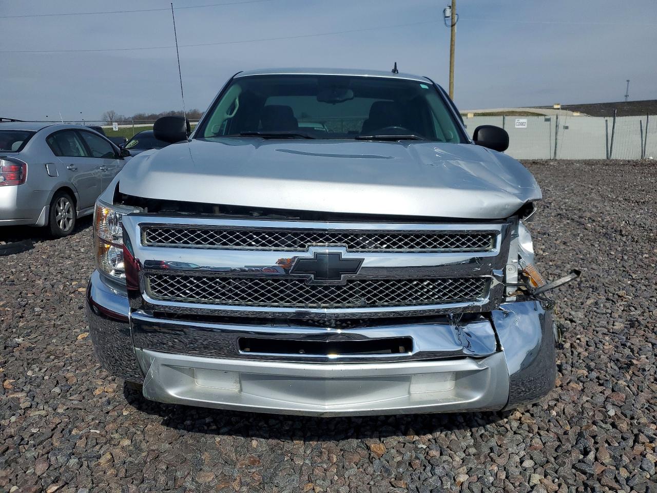 2013 Chevrolet Silverado C1500 Lt Silver vin: 1GCRCSE00DZ340480