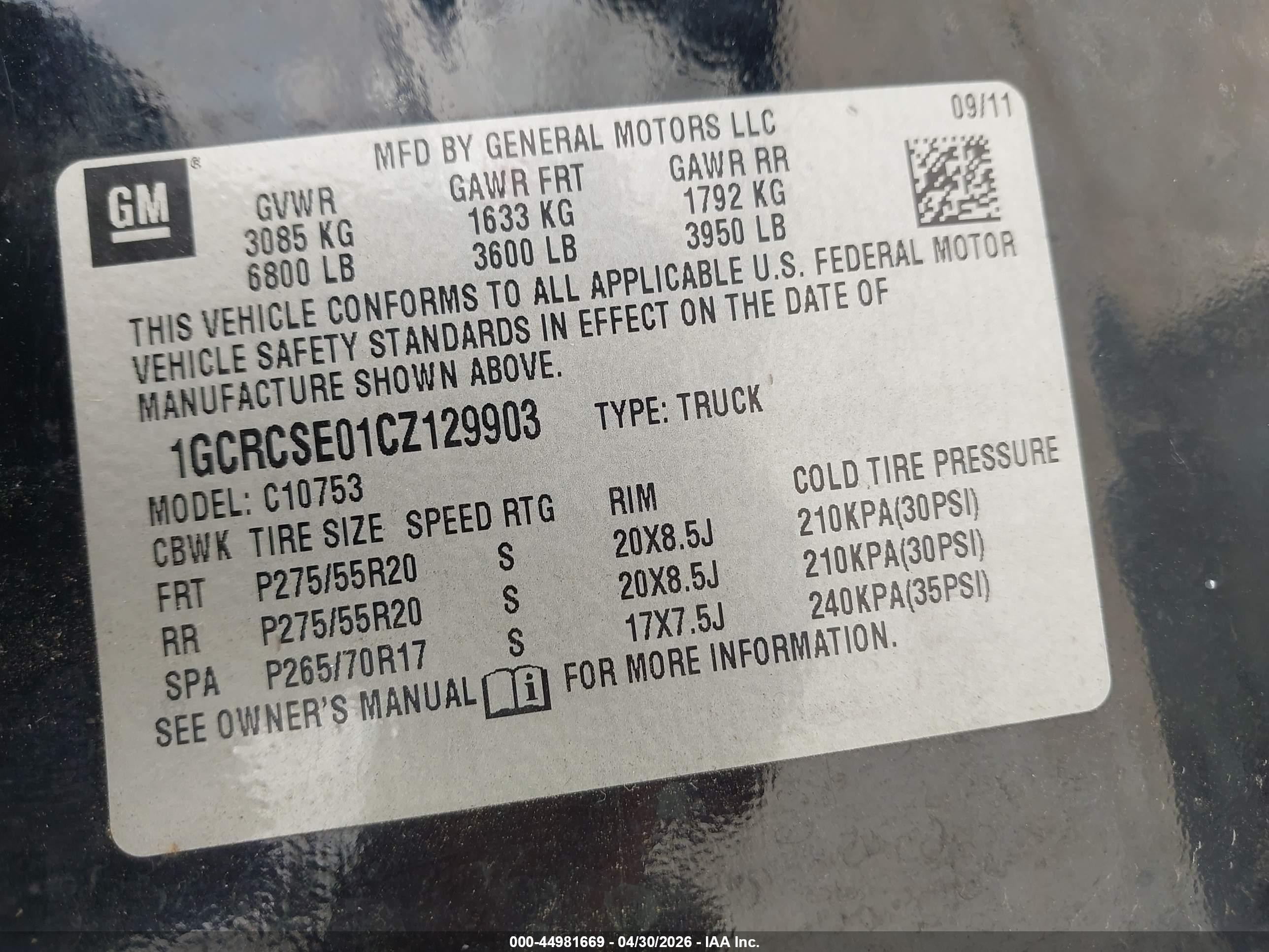 2012 Chevrolet Silverado 1500 Lt Dark Blue vin: 1GCRCSE01CZ129903