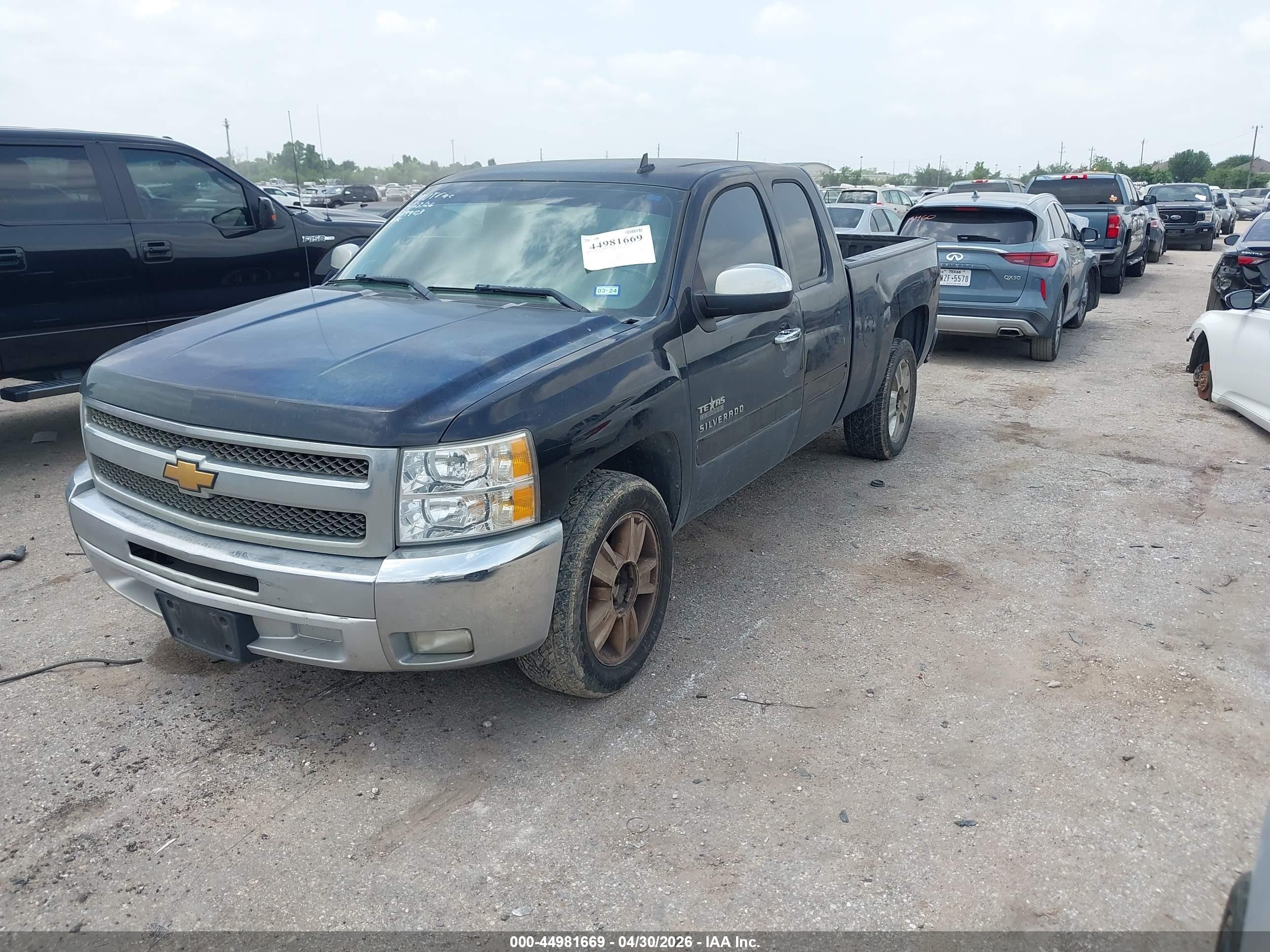 2012 Chevrolet Silverado 1500 Lt Dark Blue vin: 1GCRCSE01CZ129903