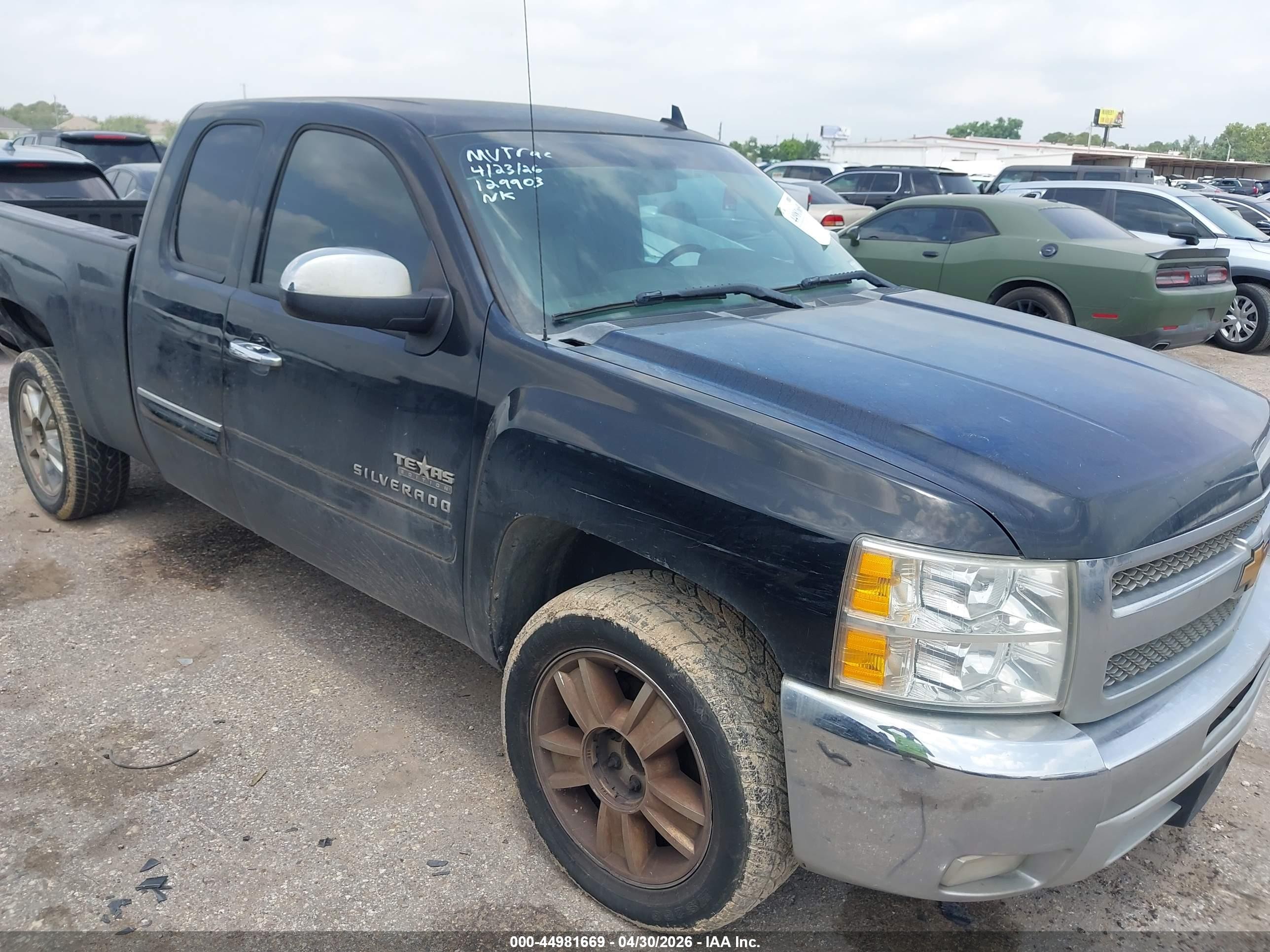 2012 Chevrolet Silverado 1500 Lt Dark Blue vin: 1GCRCSE01CZ129903