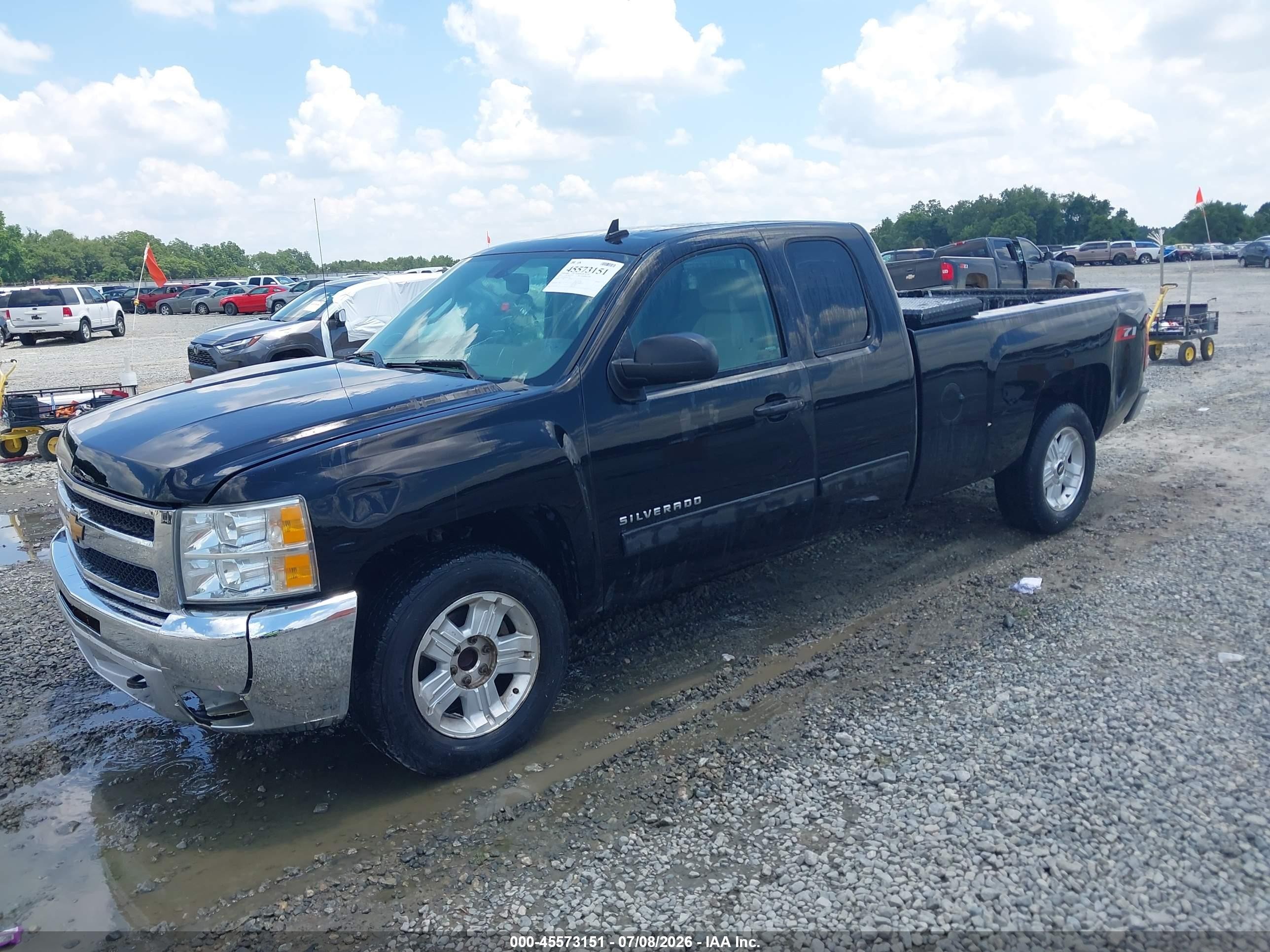 2013 Chevrolet Silverado 1500 Lt Black vin: 1GCRCSE01DZ290995